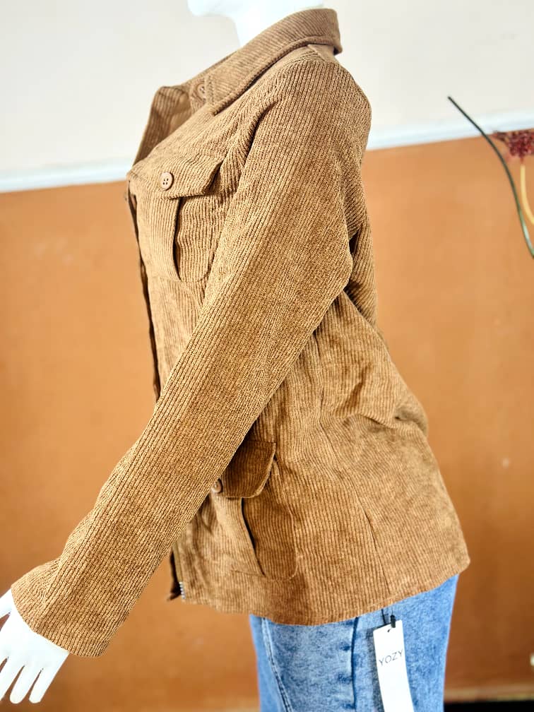 Women Brown Suit Jacket