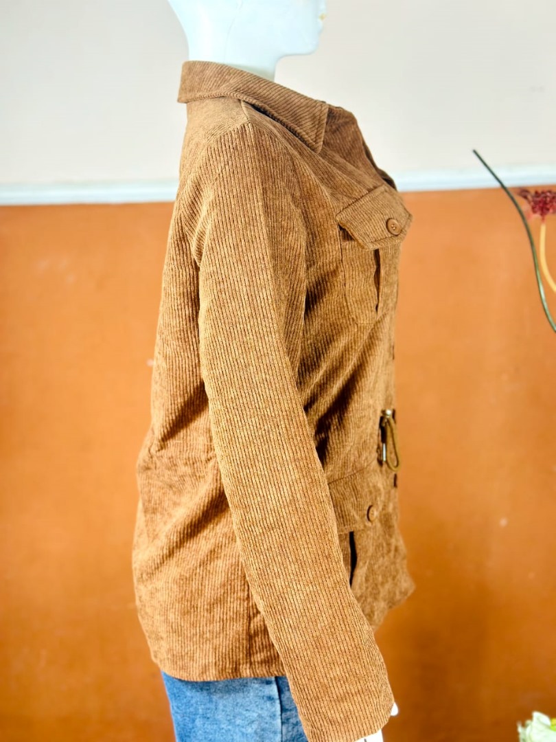 Women Brown Suit Jacket