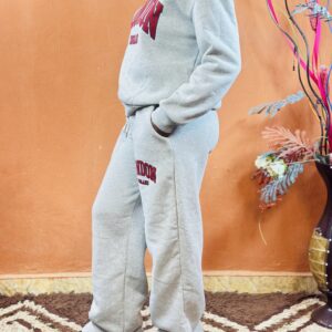 Women Grey Long Sleeve Sweat Suit and Jogger