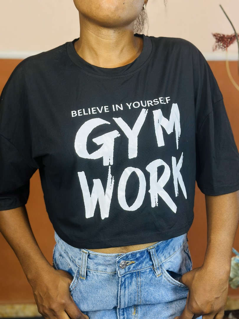 Women Short Sleeve Black Top