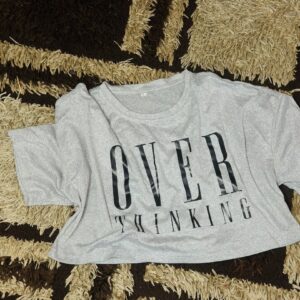 Women Short Sleeve White Crop Top