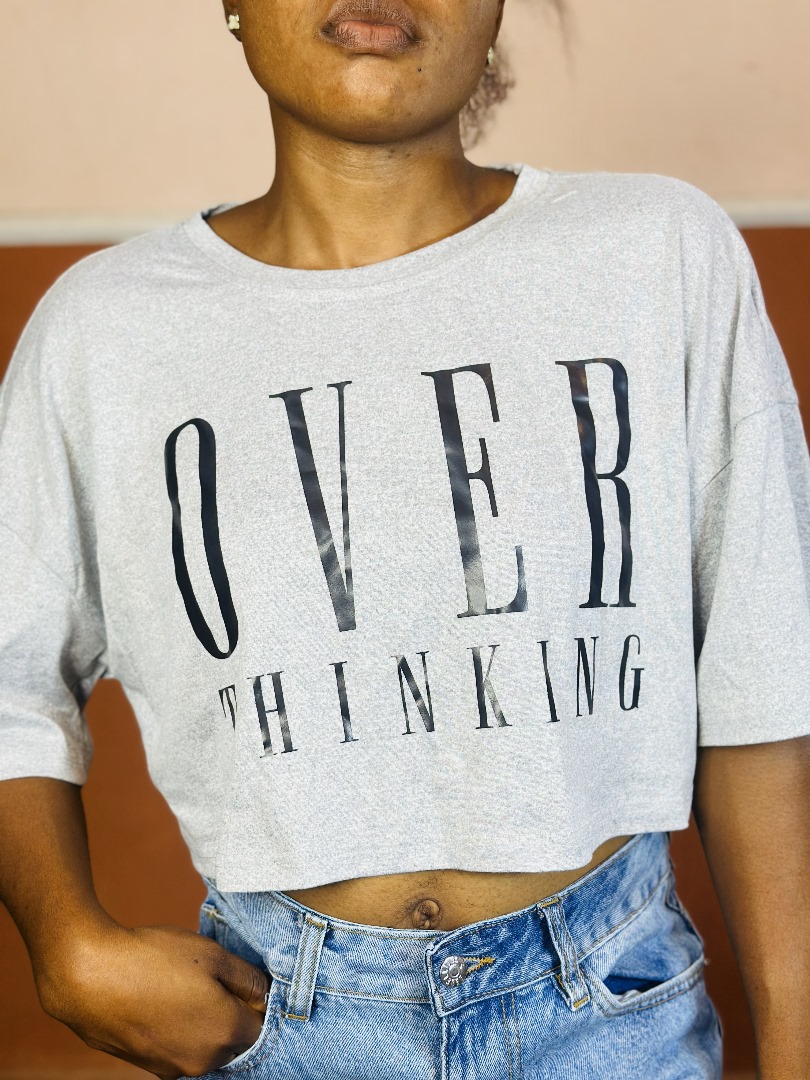 Women Short Sleeve White Crop Top