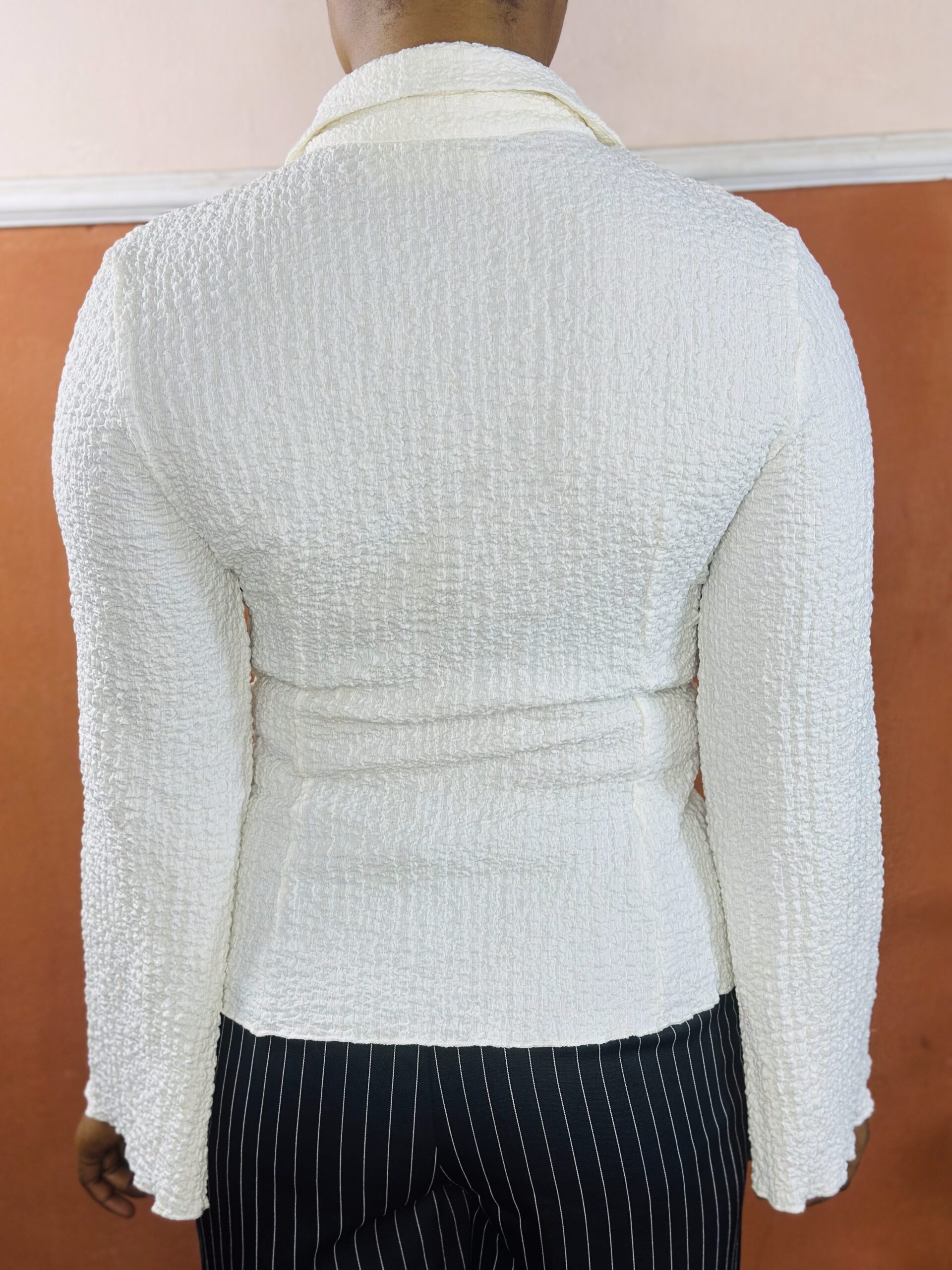 Women Texture Long Sleeve Summer Top