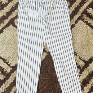 Zebra Pin Stripe Women Wide Leg Pant