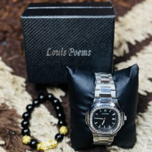 luxury louis poem wrist watch