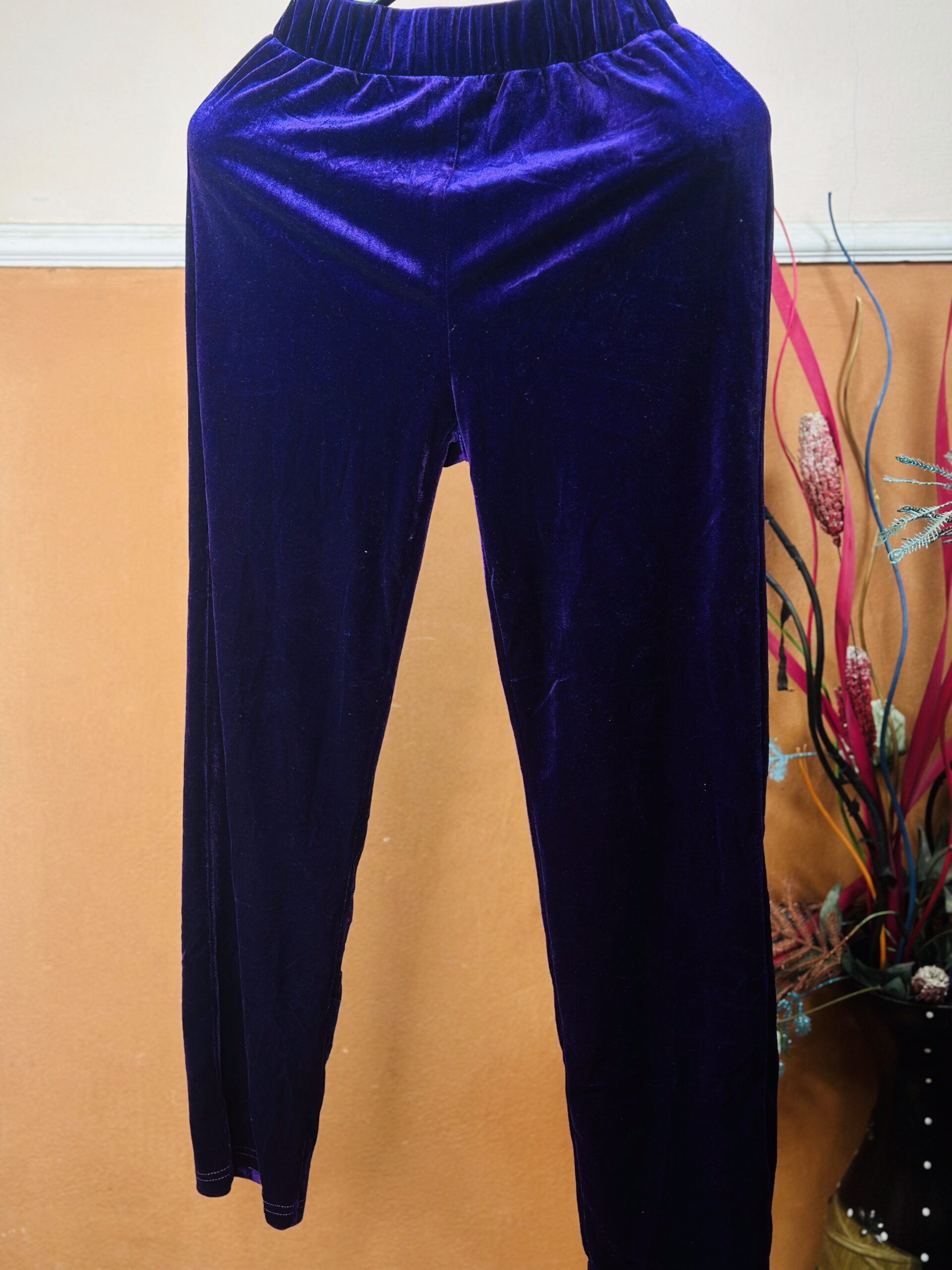 Purple Velvet Cardigan and Joggers - Image 3