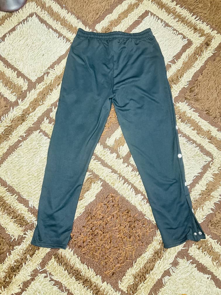 AIEOE Tear Hulay Sweat pant men wide leg loose trouser