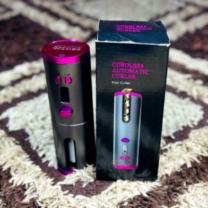 Cordless automatic hair curler