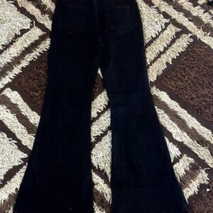 Black high waisted bell bottom jeans