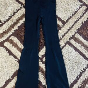 Black high waisted bootcut yoya pants