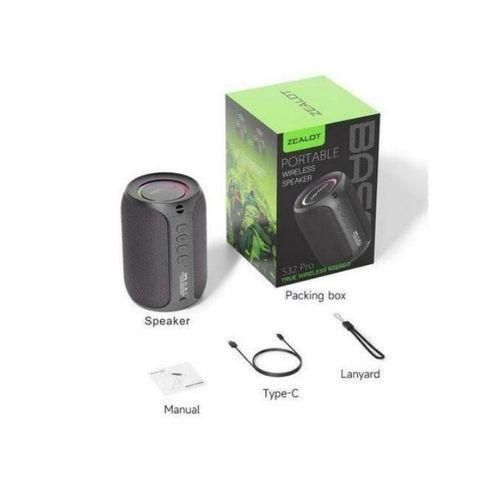 Zealot S32 Speaker – Portable Bluetooth Speaker with Deep Bass & Long Battery 1 Zealot S32 Speaker – Portable Bluetooth Speaker with Deep Bass & Long Battery