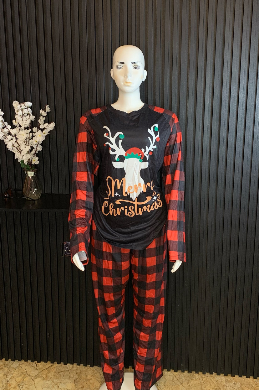 Stylish Women’s Christmas Two Piece Pajama Set – Comfortable Festive Outfit 2 Stylish Women’s Christmas Two Piece Pajama Set – Comfortable Festive Outfit - Image 2