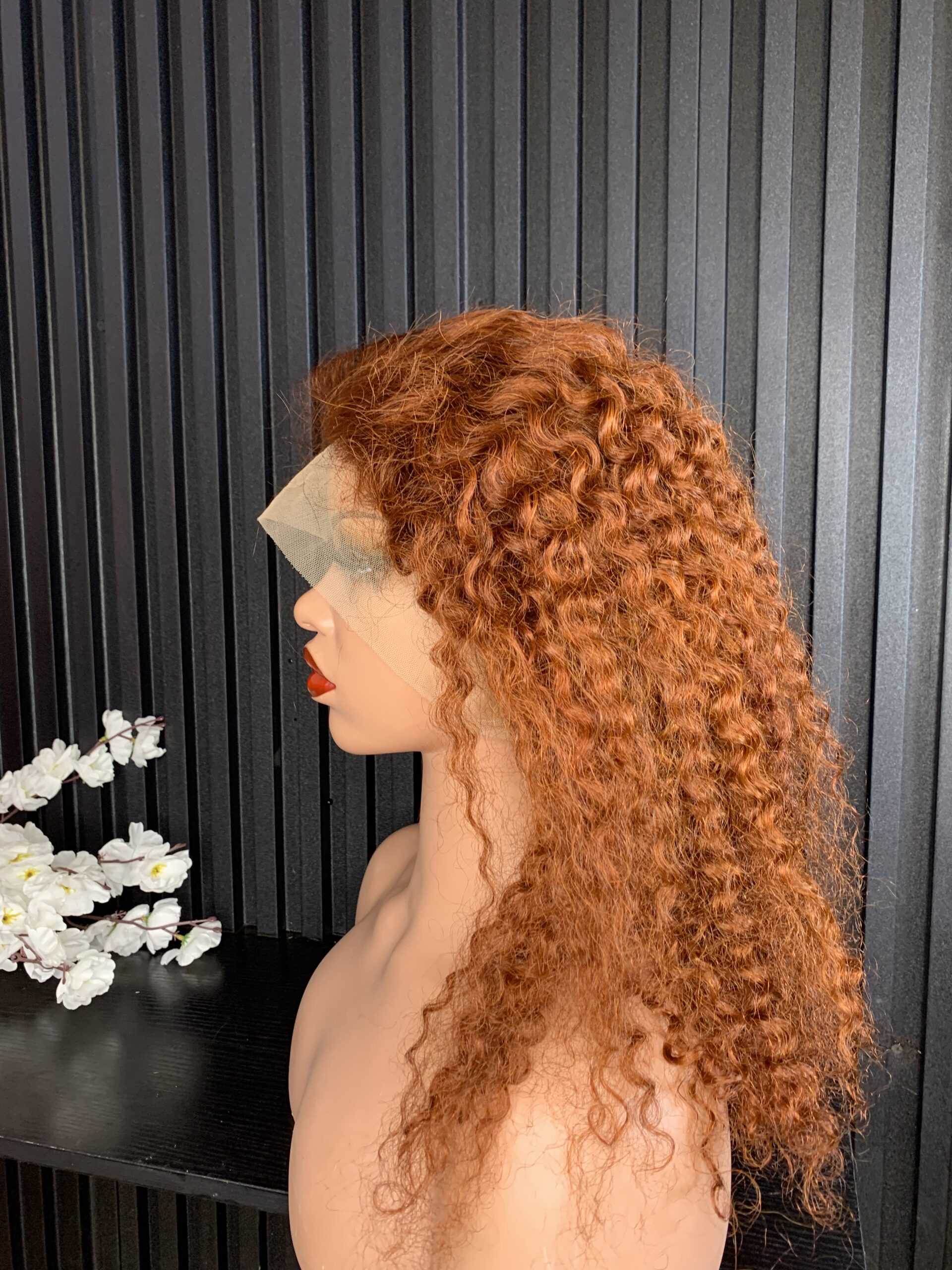 Premium 16 Inches Deep Wave Wig – Natural Curly Human Hair Wig 3 Premium 16 Inches Deep Wave Wig – Natural Curly Human Hair Wig - Image 3