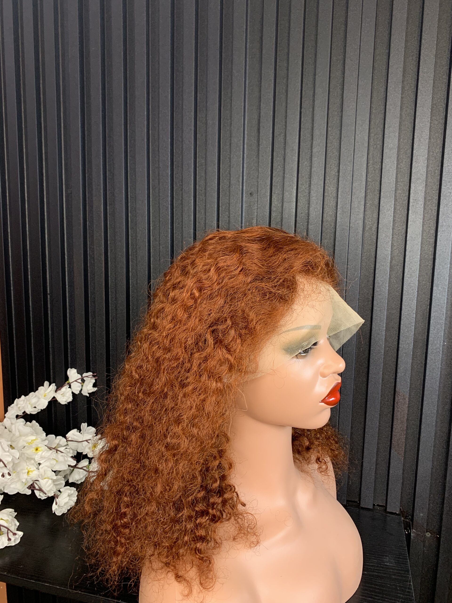 Premium 16 Inches Deep Wave Wig – Natural Curly Human Hair Wig 2 Premium 16 Inches Deep Wave Wig – Natural Curly Human Hair Wig - Image 2