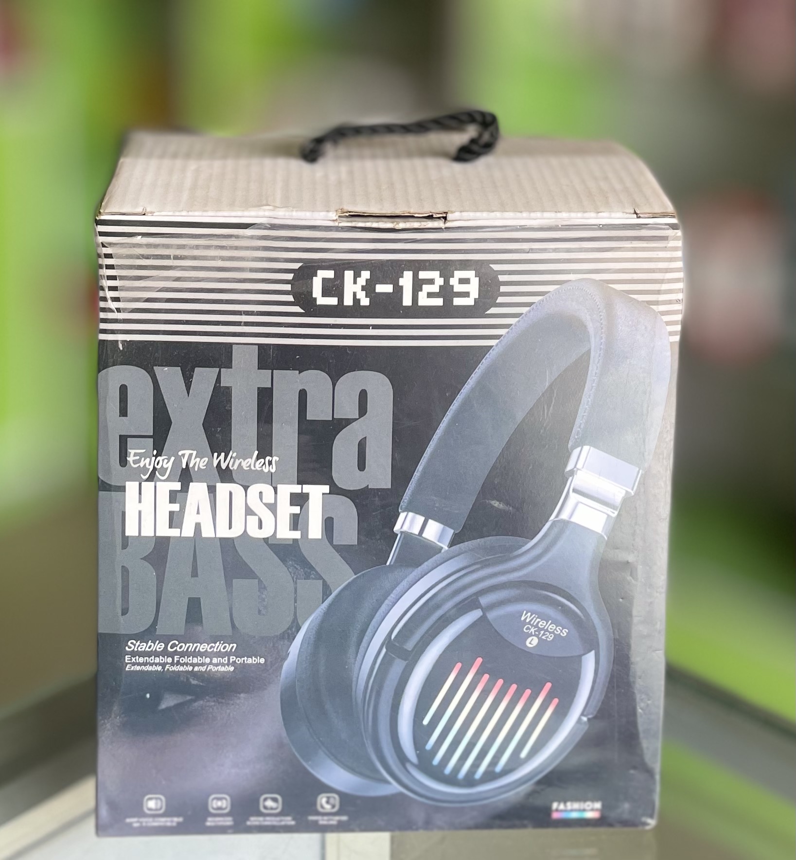 CK-129 Bluetooth Headset – Wireless Headphones with Clear Sound & Comfort 1 CK-129 Bluetooth Headset – Wireless Headphones with Clear Sound & Comfort