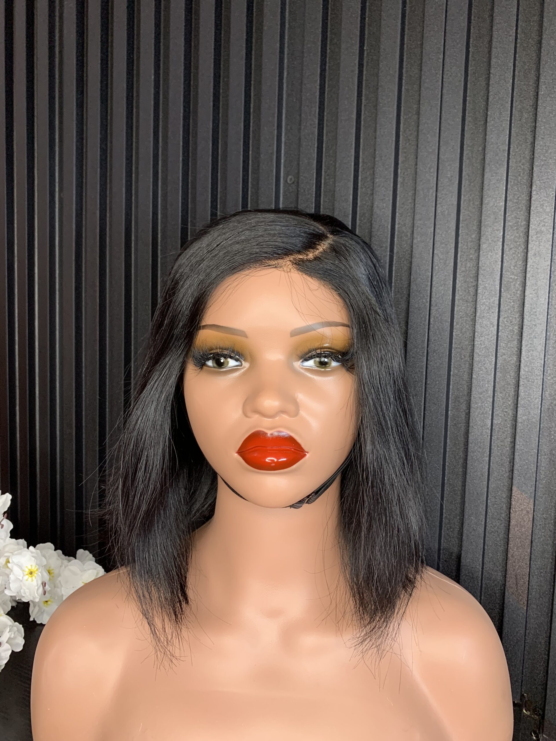 Premium 10 Inches 4x4 Glueless Wig – Natural Look Human Hair Wig 3 Premium 10 Inches 4x4 Glueless Wig – Natural Look Human Hair Wig - Image 3