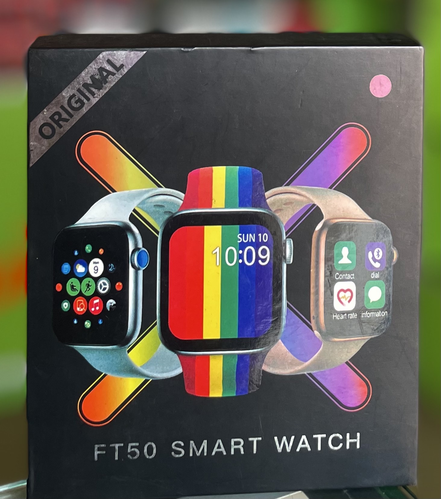 Powerful FT50 Smart Watch Bluetooth Fitness Tracker with Call Function 1 Powerful FT50 Smart Watch Bluetooth Fitness Tracker with Call Function