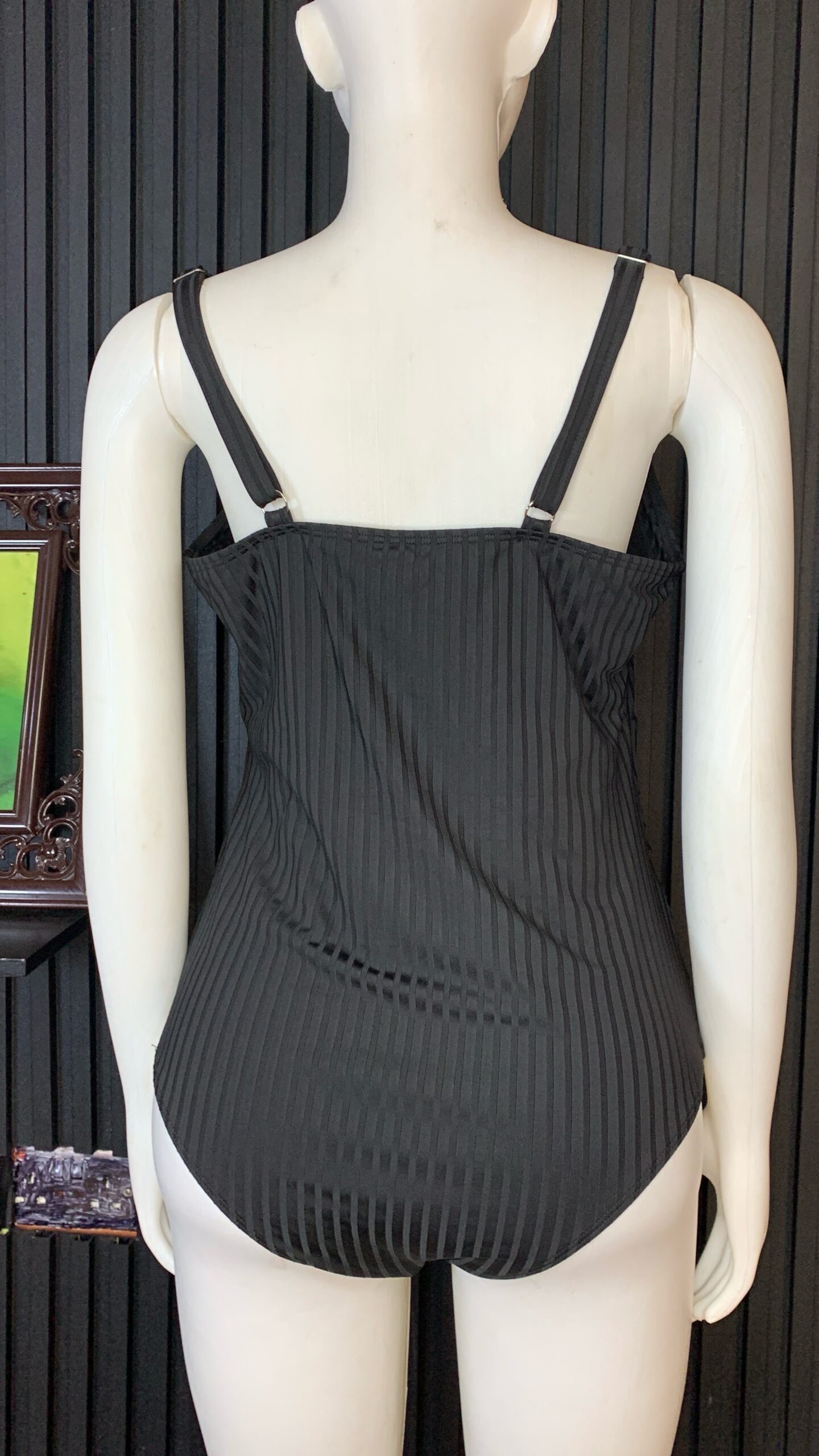 Black Ribbed Bodysuit 3 Black Ribbed Bodysuit - Image 3