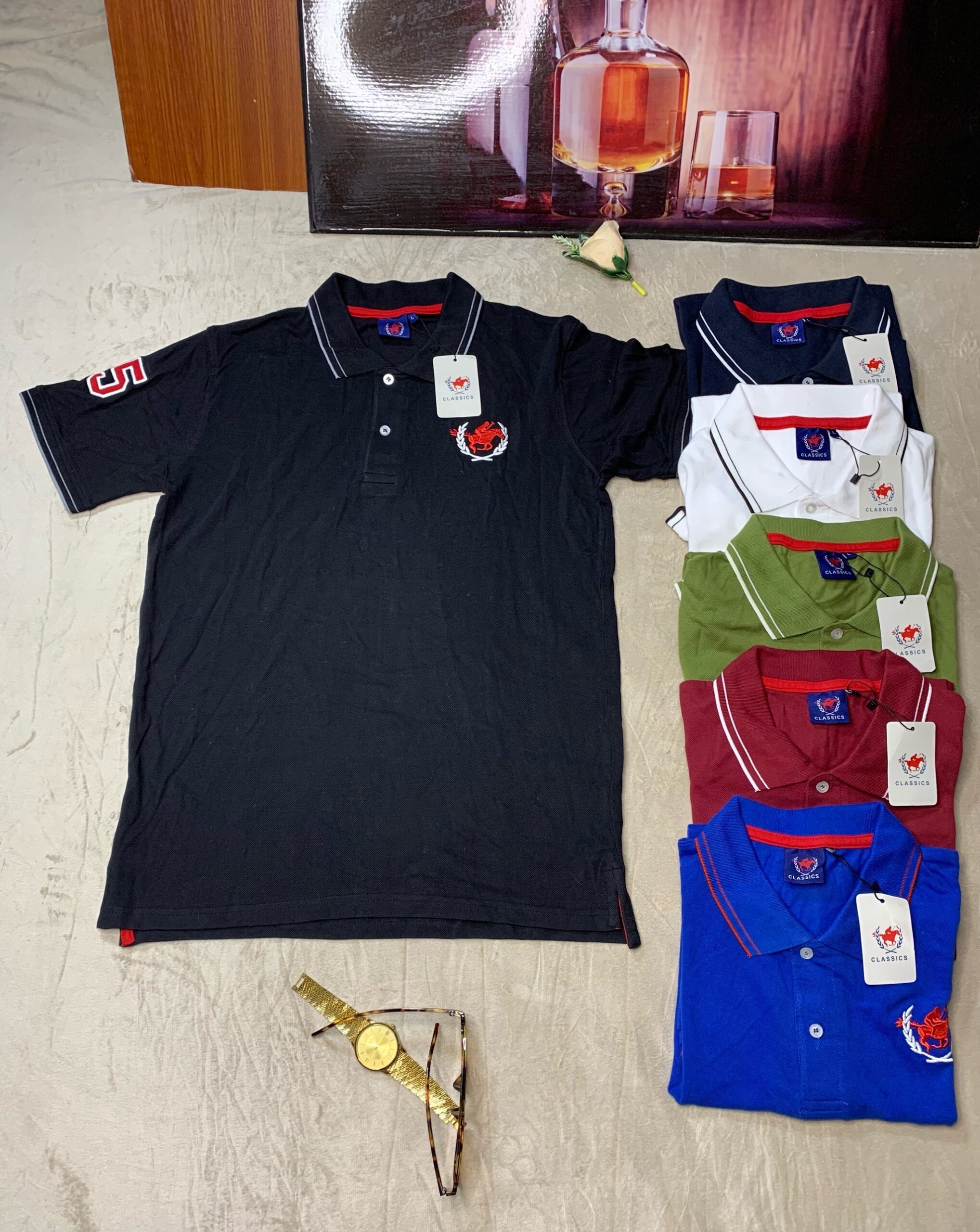 ClassicEdge Men’s Polo Shirt Collection – Premium Cotton Casual Polo Nigeria 2 ClassicEdge Men’s Polo Shirt Collection – Premium Cotton Casual Polo Nigeria - Image 2