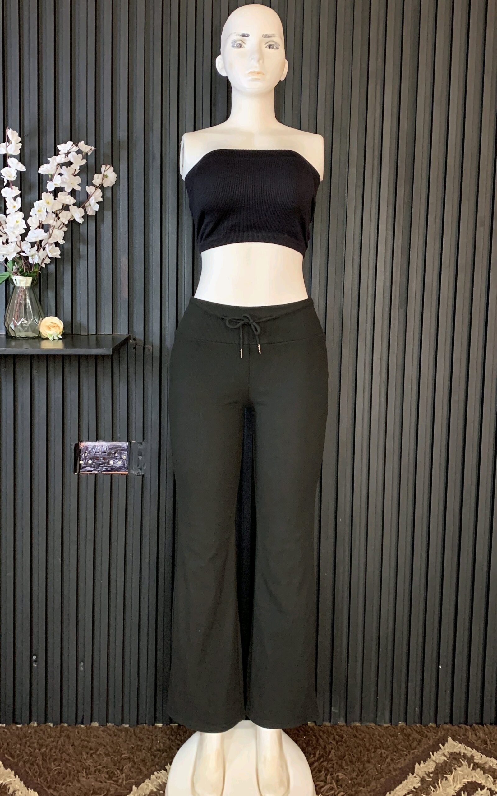 Women’s Olive Flare Leggings – High Waist Stretch Casual Pants Nigeria 1 Women’s Olive Flare Leggings – High Waist Stretch Casual Pants Nigeria