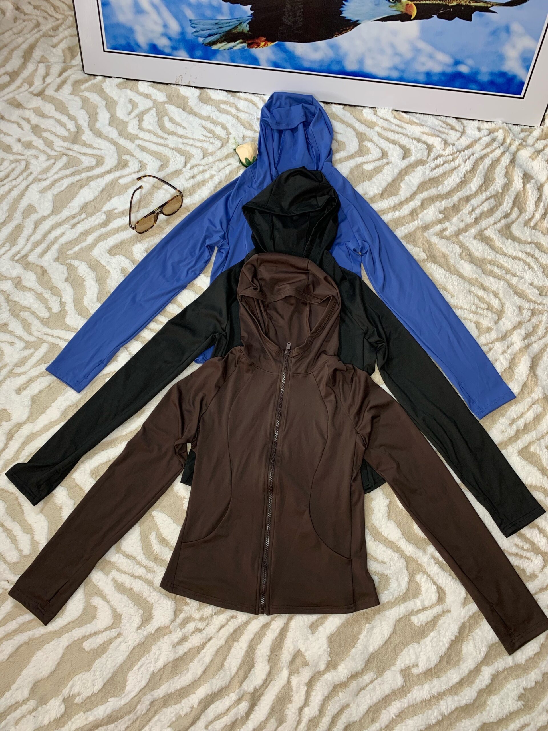 Women’s Slim Fit Athletic Zip Hoodie – Stretch Activewear Jacket Nigeria 2 Women’s Slim Fit Athletic Zip Hoodie – Stretch Activewear Jacket Nigeria - Image 2