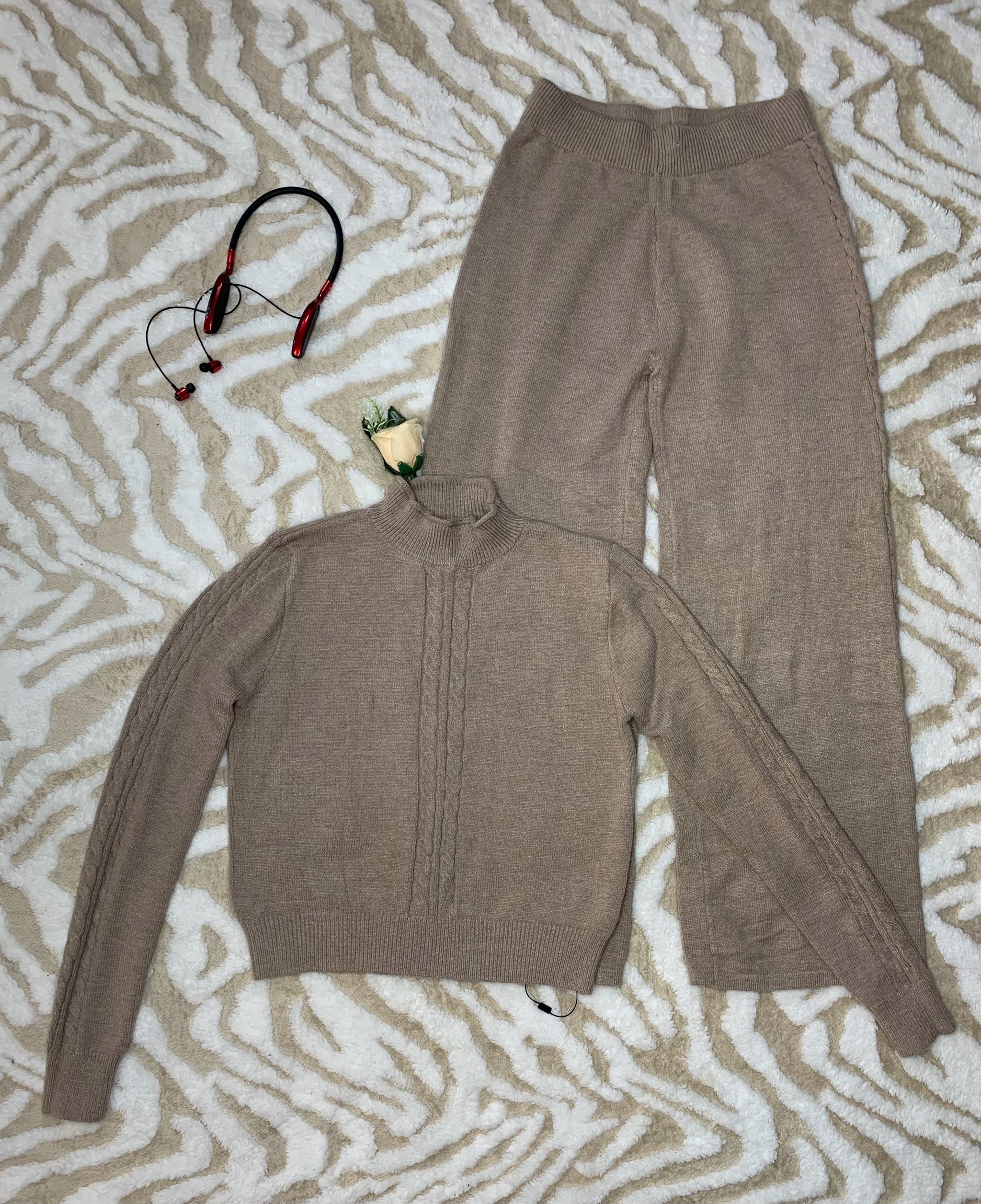Cable Knit Two Piece Set 4 Cable Knit Two Piece Set - Image 4