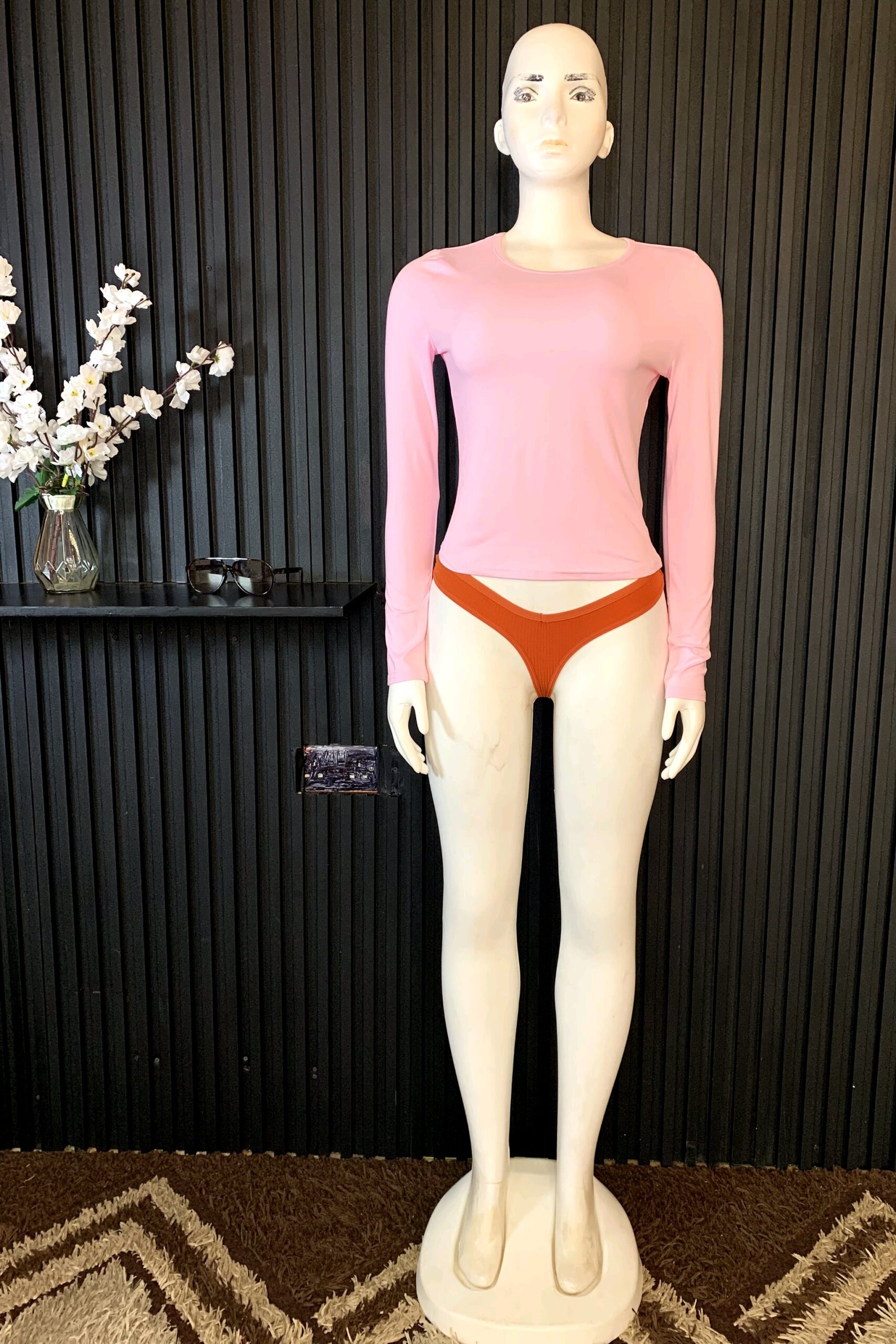 FlexFit Long Sleeve Activewear Top – Premium Women's Pink Performance Shirt 1 FlexFit Long Sleeve Activewear Top – Premium Women's Pink Performance Shirt