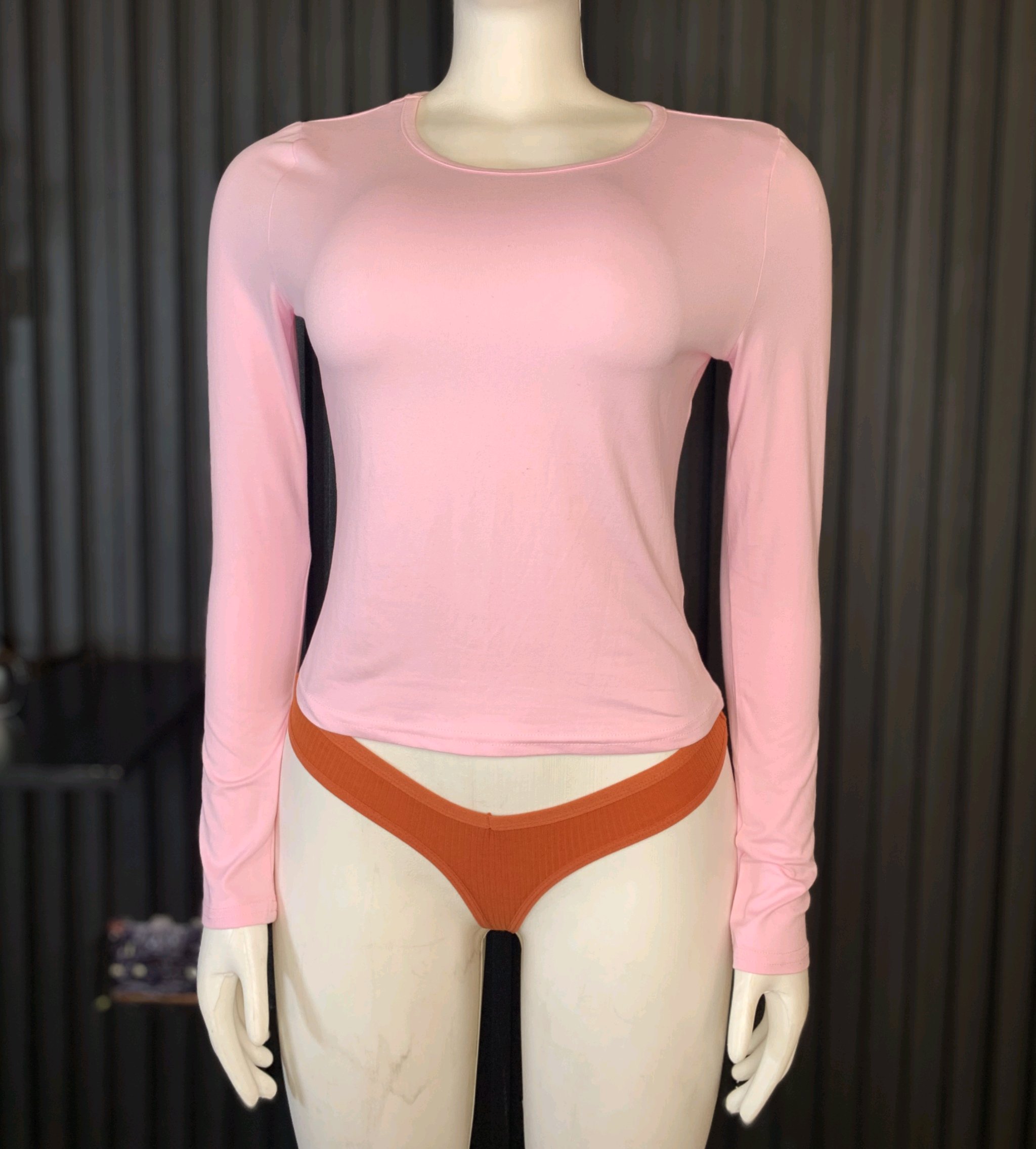 FlexFit Long Sleeve Activewear Top – Premium Women's Pink Performance Shirt 2 FlexFit Long Sleeve Activewear Top – Premium Women's Pink Performance Shirt - Image 2