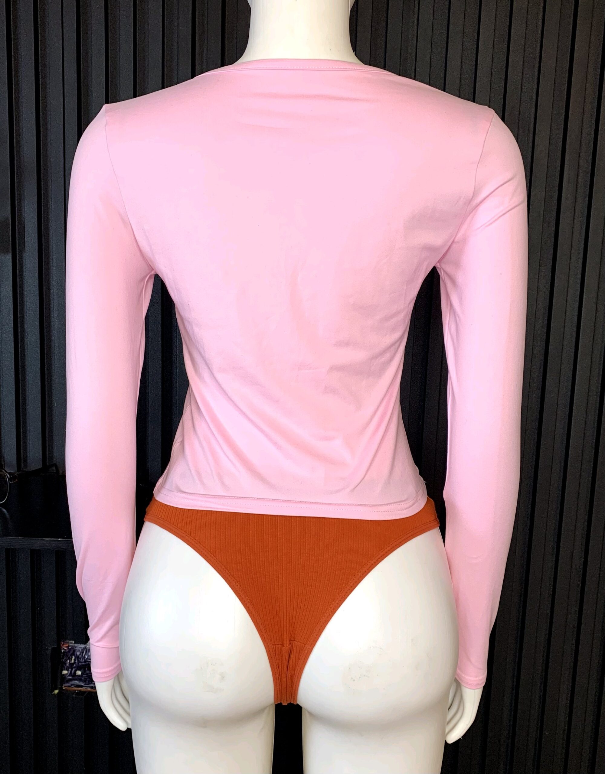 FlexFit Long Sleeve Activewear Top – Premium Women's Pink Performance Shirt 3 FlexFit Long Sleeve Activewear Top – Premium Women's Pink Performance Shirt - Image 3
