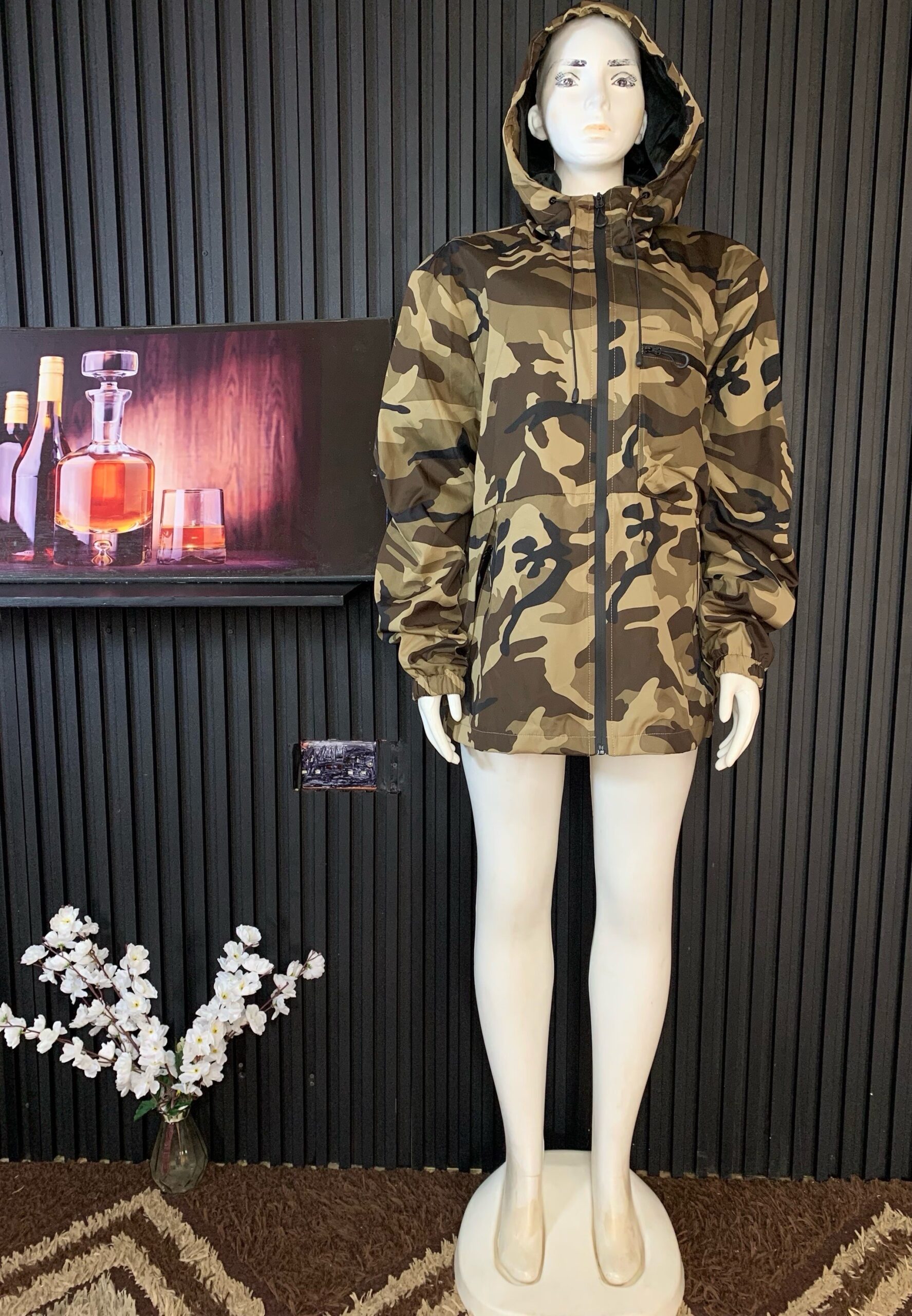 Camouflage Windbreaker Jacket- Premium Outer Layer Heavy-duty Streetwear 1 Camouflage Windbreaker Jacket- Premium Outer Layer Heavy-duty Streetwear