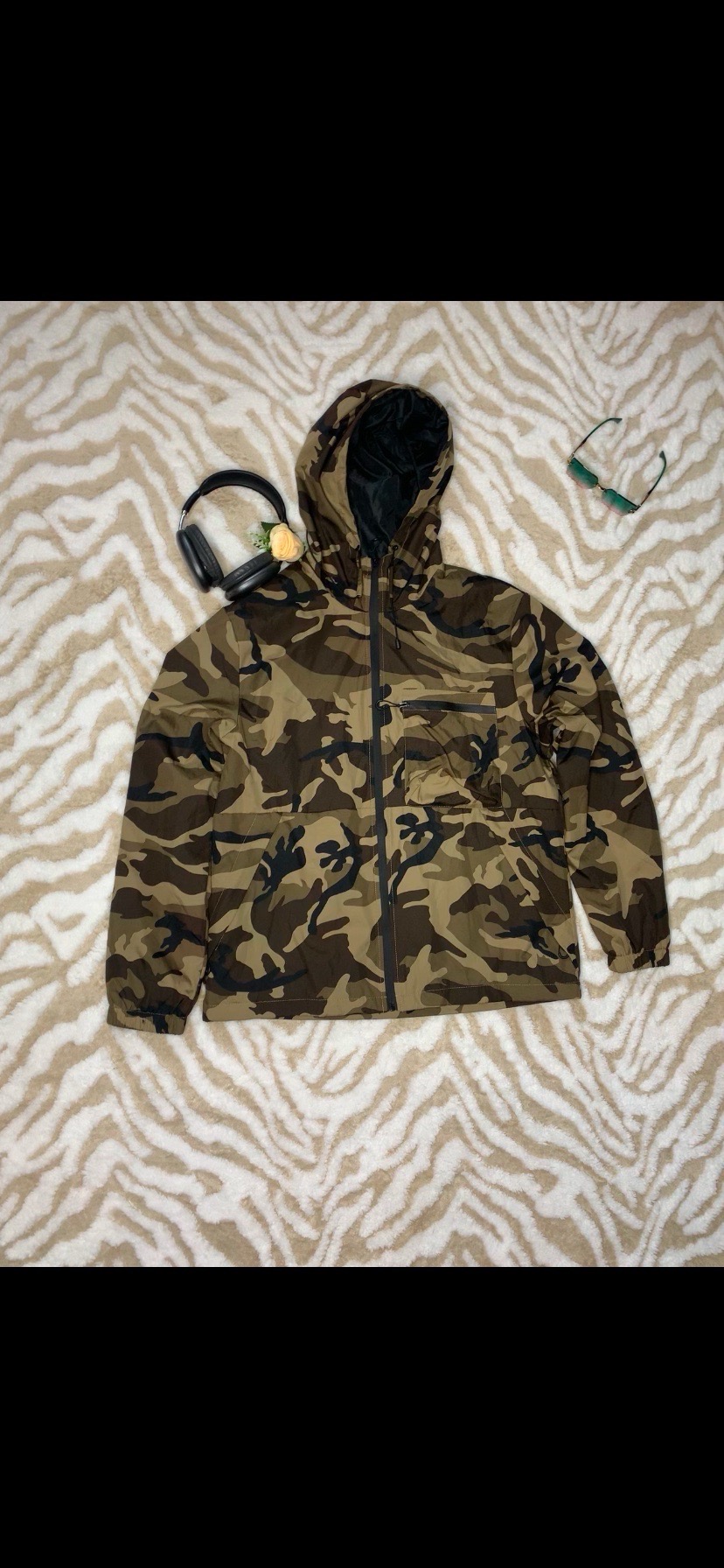 Camouflage Windbreaker Jacket- Premium Outer Layer Heavy-duty Streetwear 4 Camouflage Windbreaker Jacket- Premium Outer Layer Heavy-duty Streetwear - Image 4