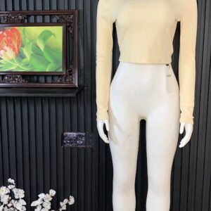 Fitted Turtleneck Crop Top