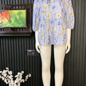 Floral Peplum Blouse
