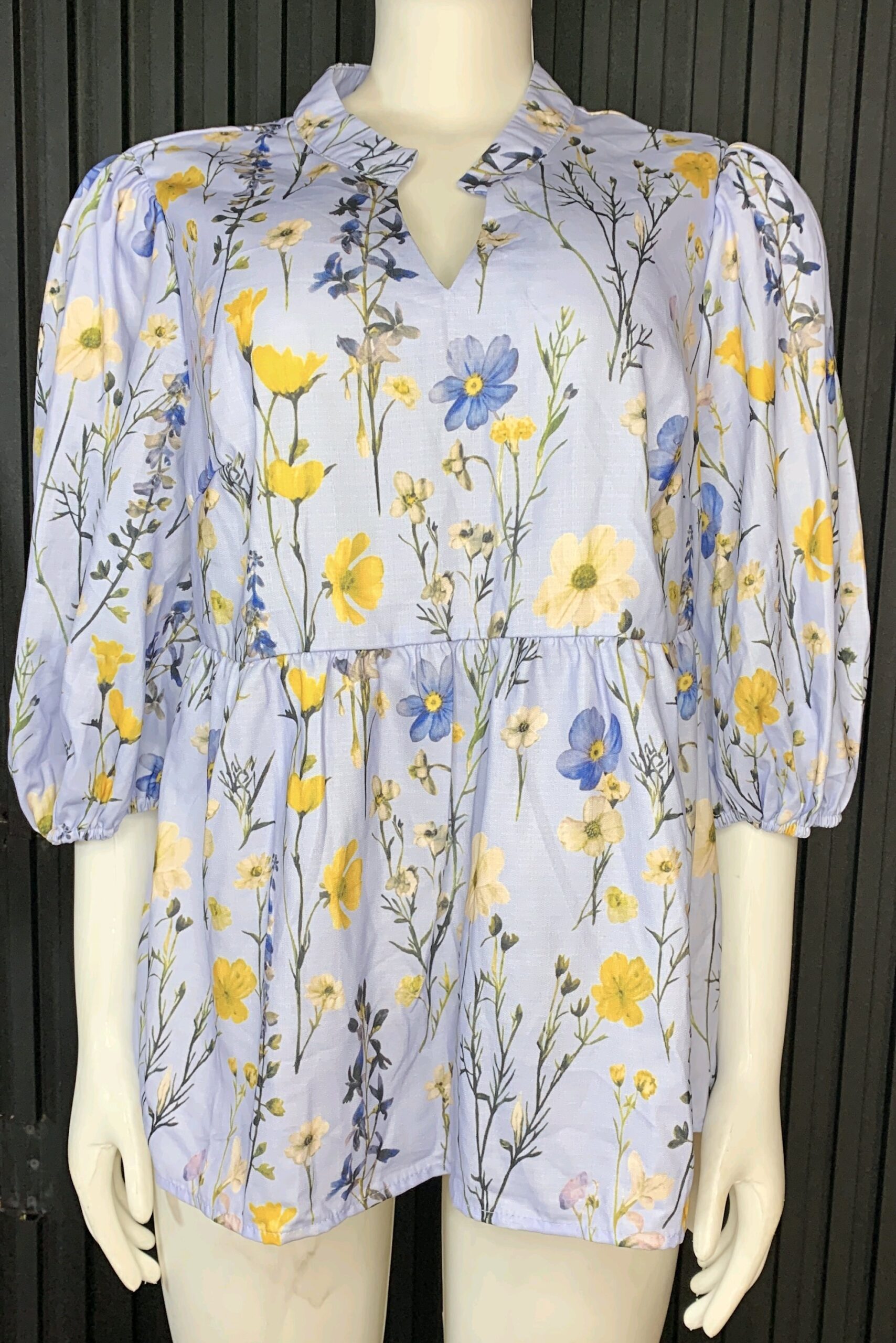 Floral Peplum Blouse 5 Floral Peplum Blouse - Image 5