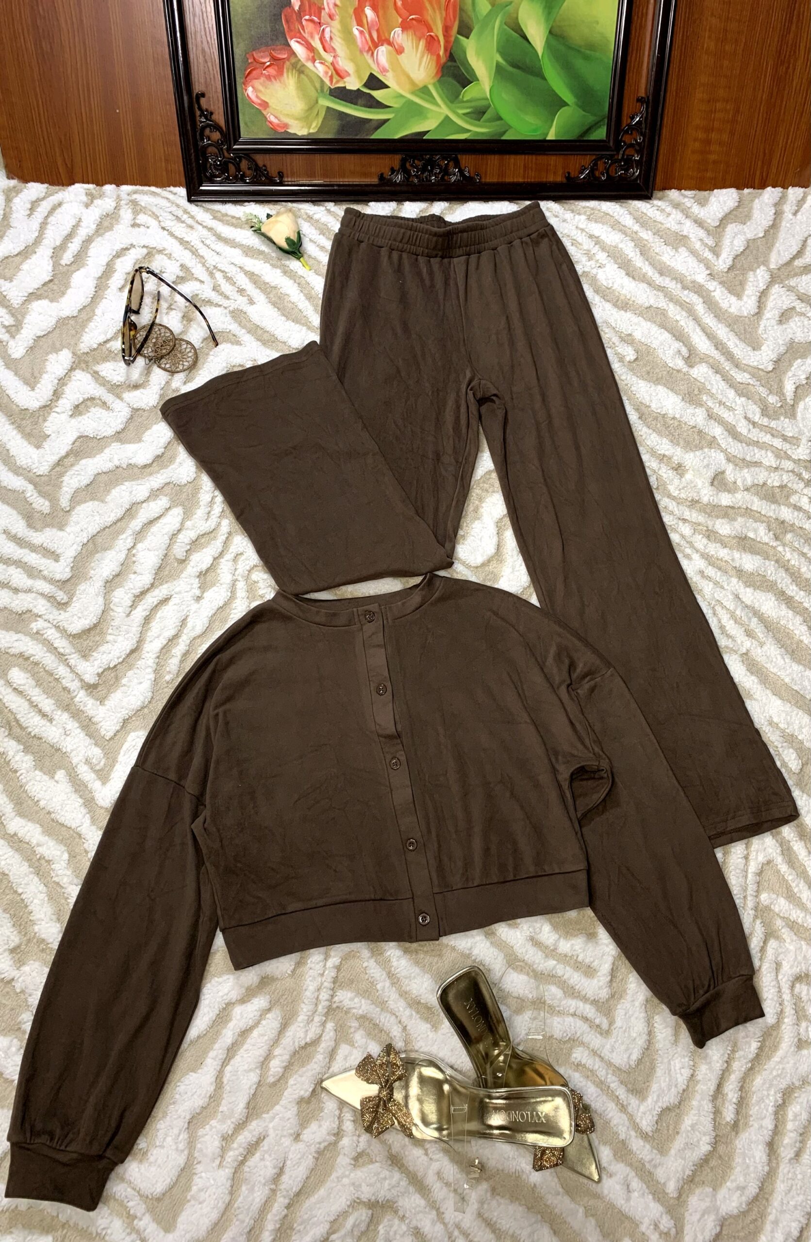 Two Piece Knit Tracksuit 4 Two Piece Knit Tracksuit - Image 4