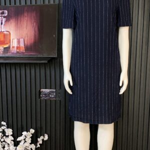Stylish Pinstripe Corporate Dress