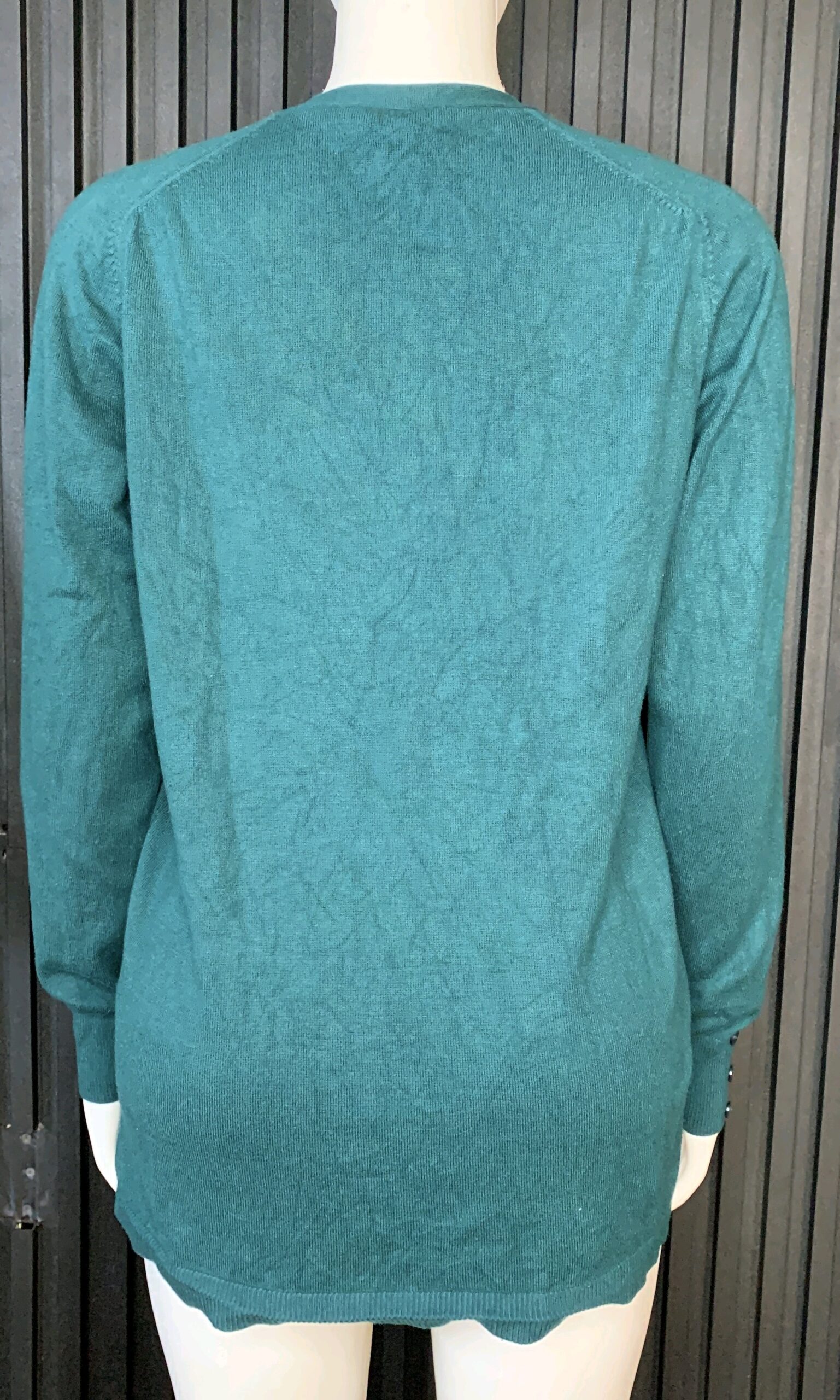 Teal Knit Cardigan 5 Teal Knit Cardigan - Image 5