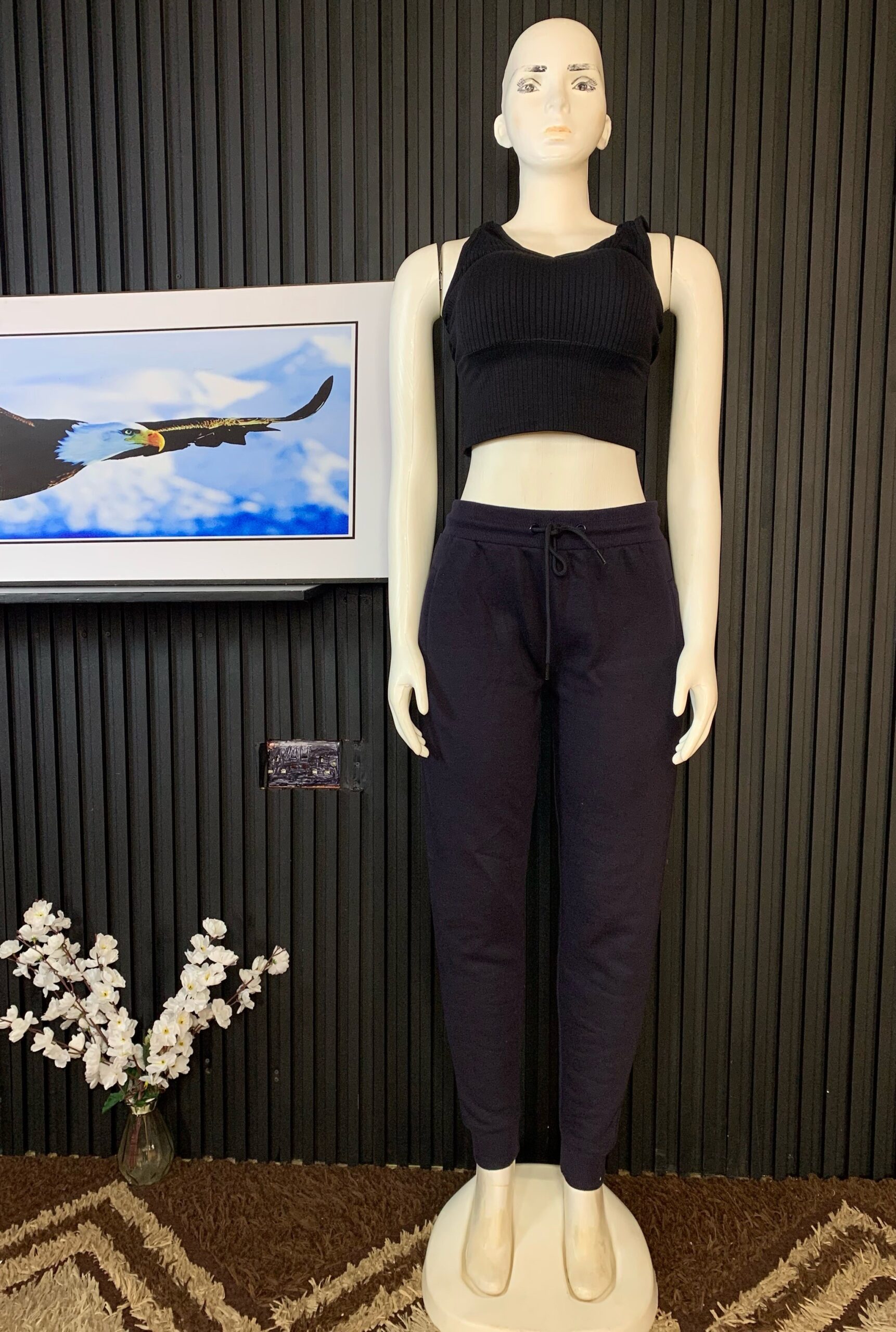 Unisex Navy Joggers Pants 1 Unisex Navy Joggers Pants