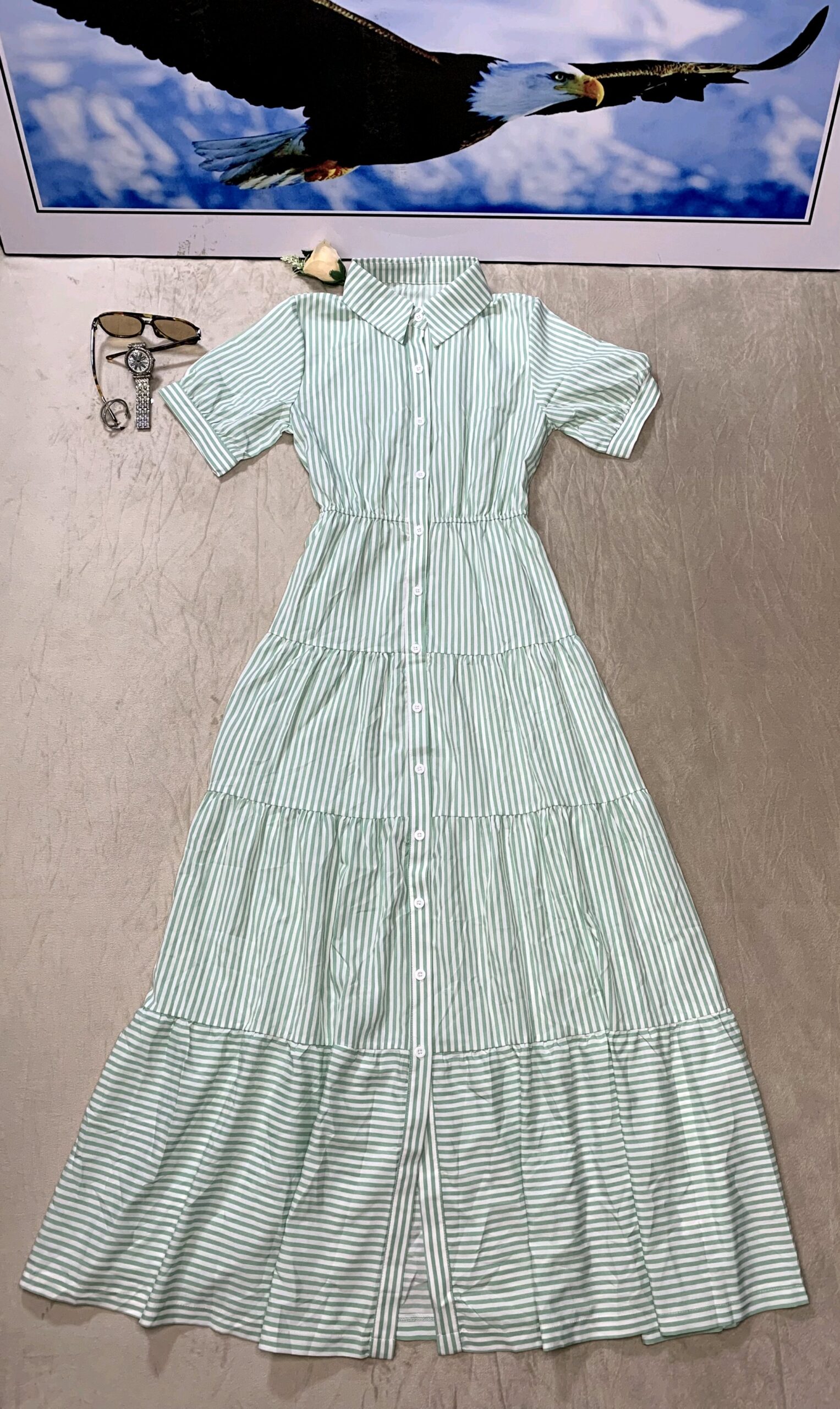 Striped Maxi Dress 2 Striped Maxi Dress - Image 2