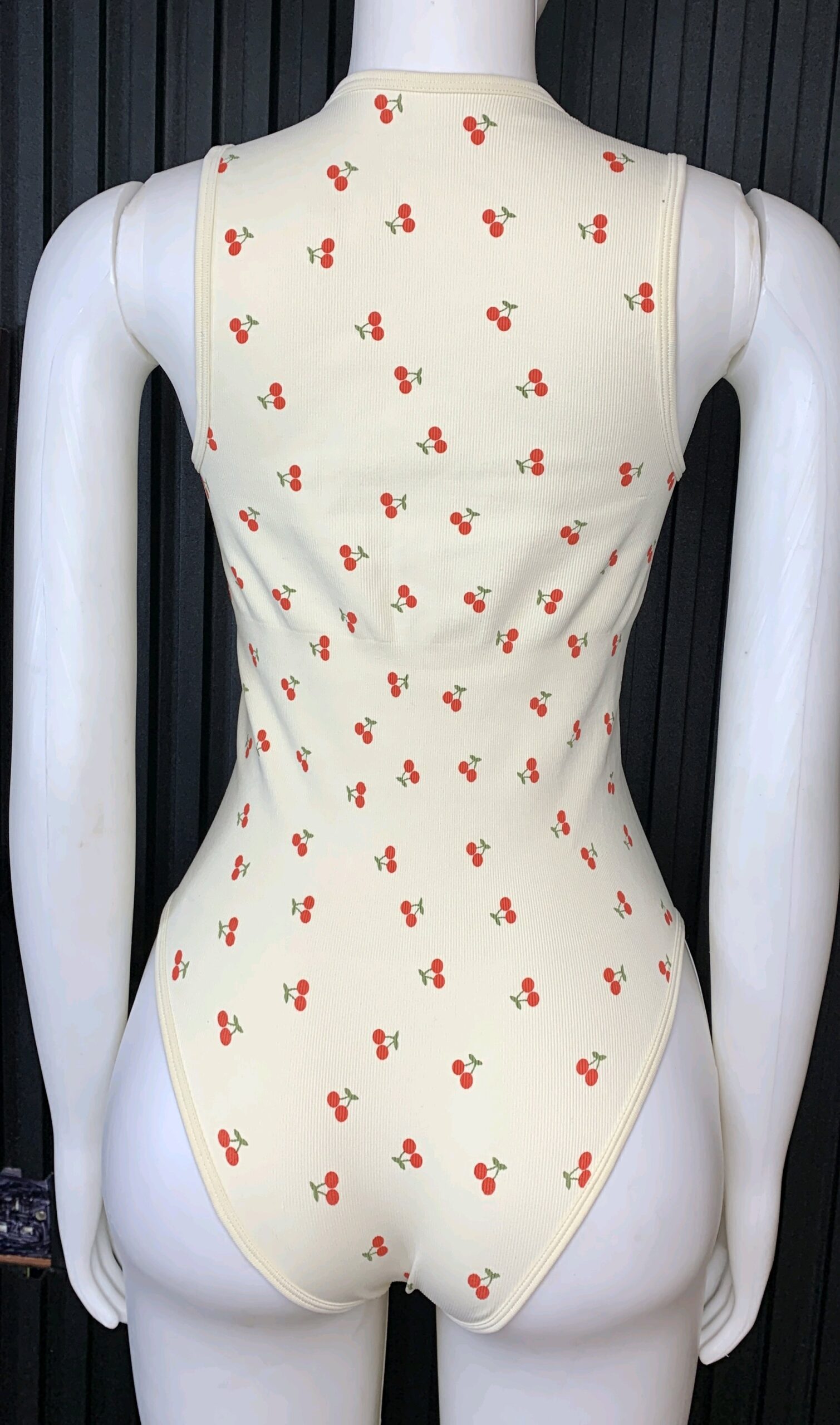 Cherry Print Women’s Bodysuit 2 Cherry Print