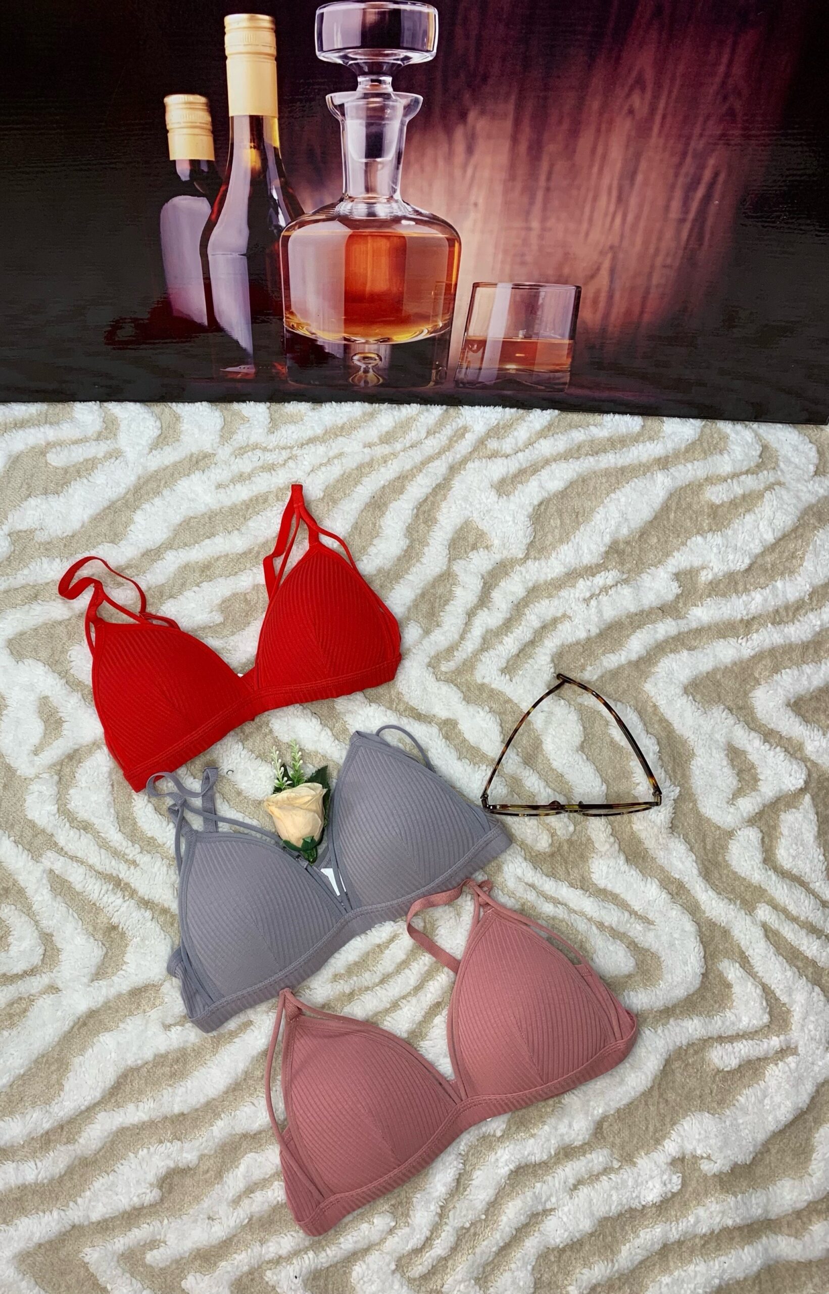 Strappy Ribbed Bralette 2 Strappy Ribbed Bralette - Image 2