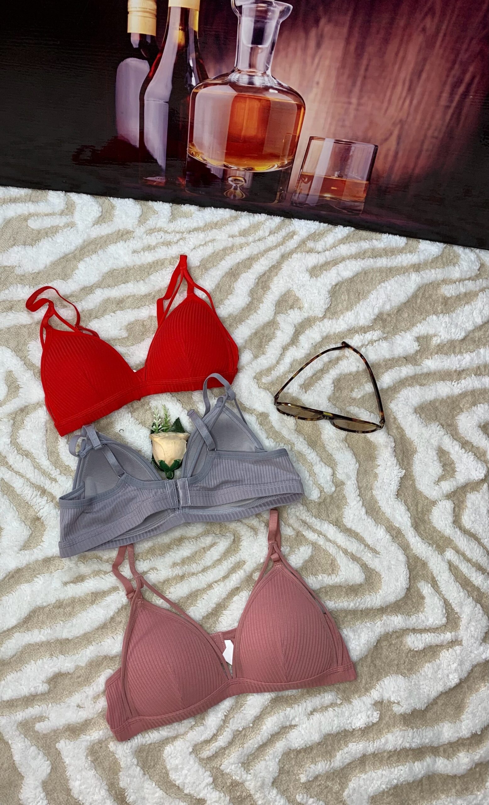 Strappy Ribbed Bralette 3 Strappy Ribbed Bralette - Image 3