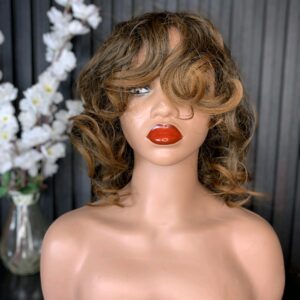 Short Bouncy Wig