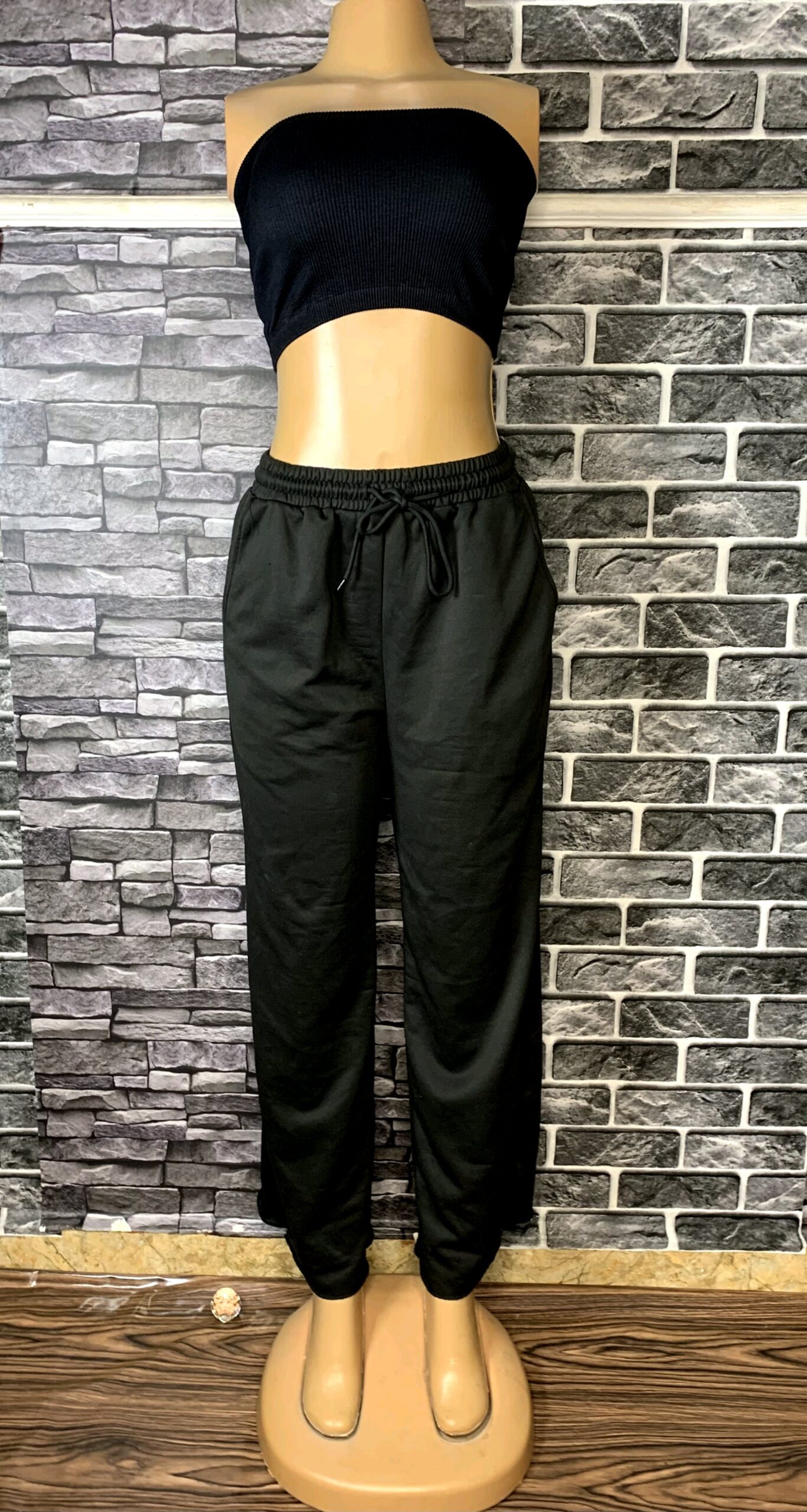 Black Unisex Jogger 1 Black Unisex Jogger
