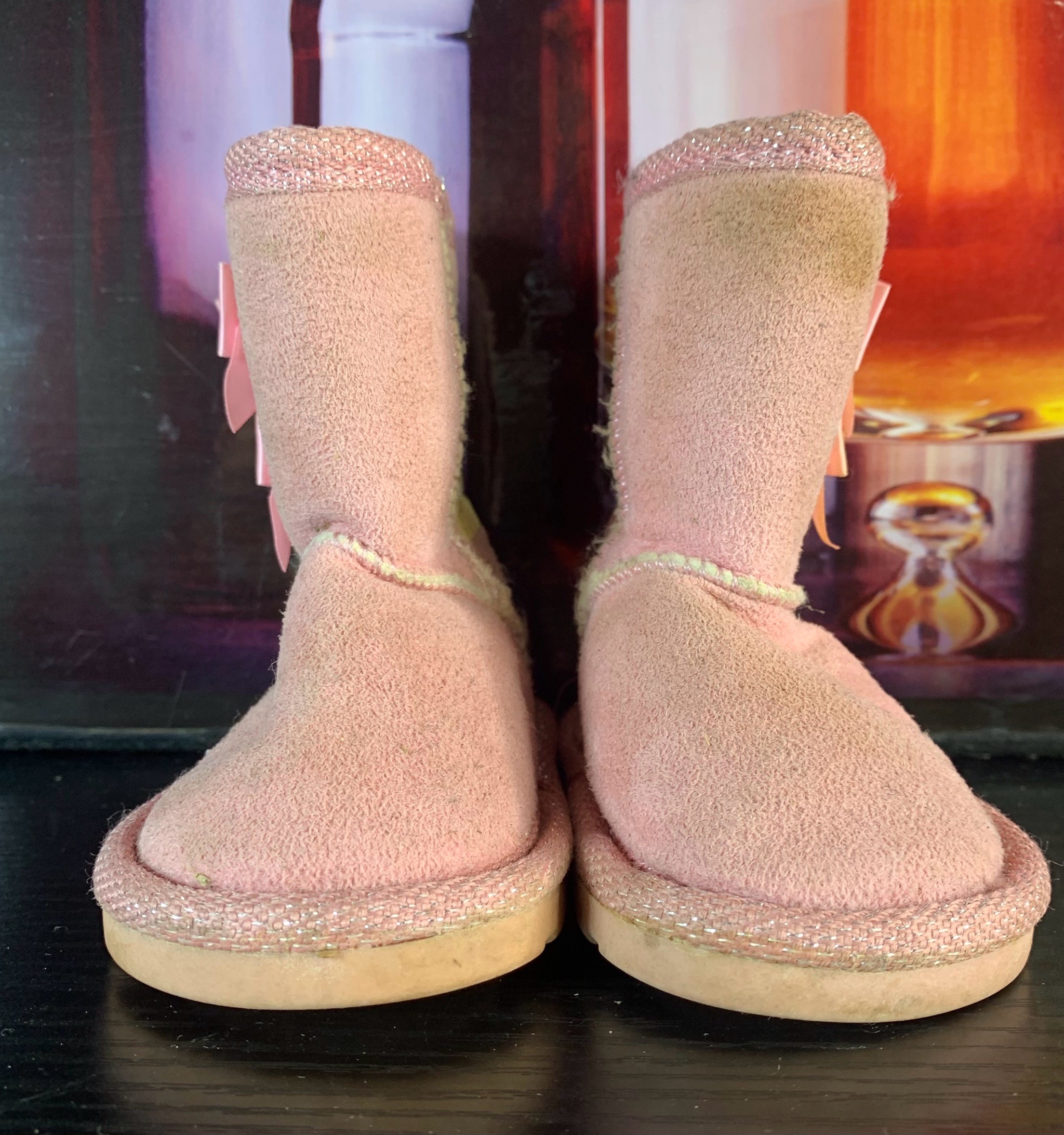 Girls Pink Winter Boots 1 Girls Pink Winter Boots