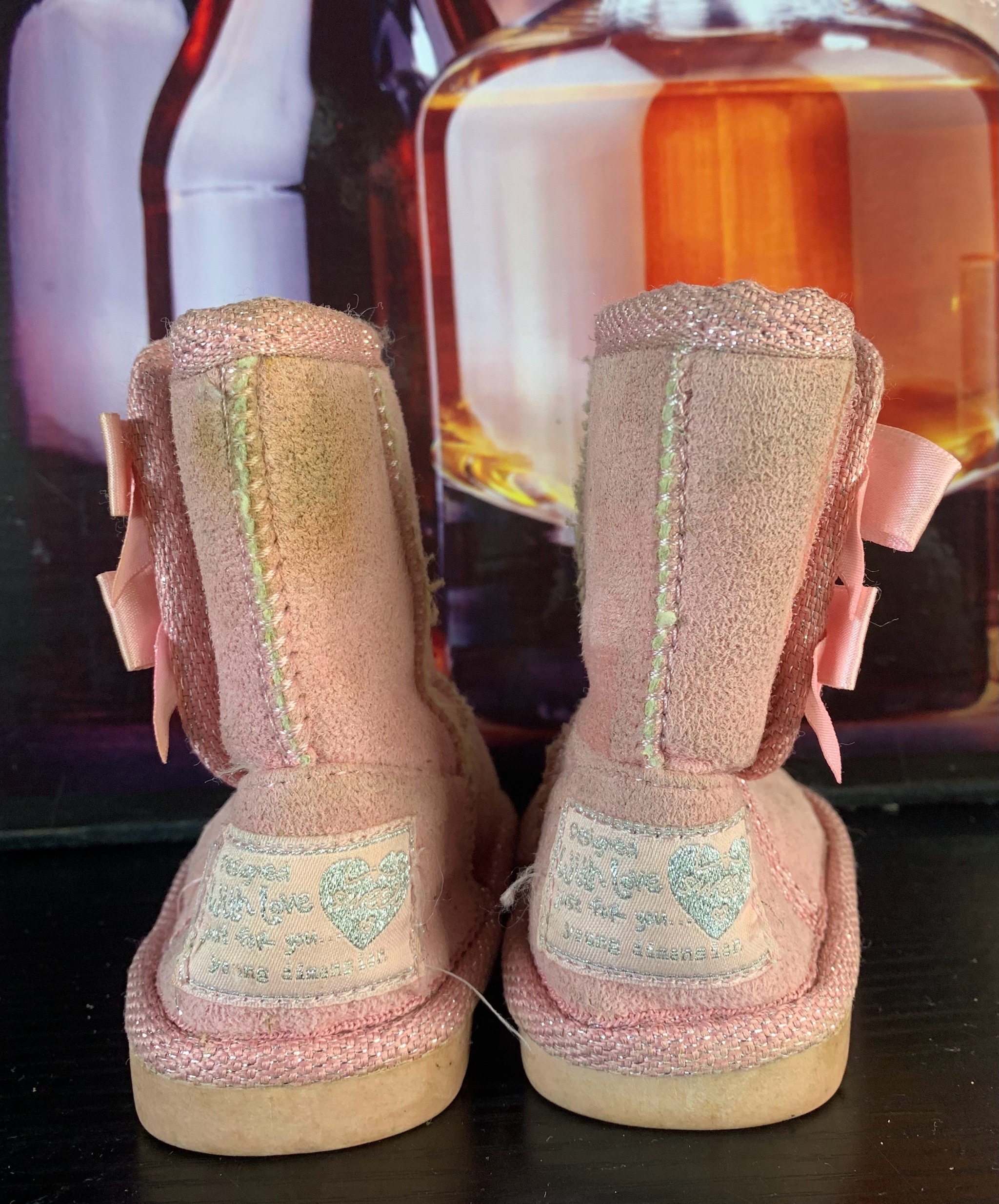 Girls Pink Winter Boots 5 Girls Pink Winter Boots - Image 5