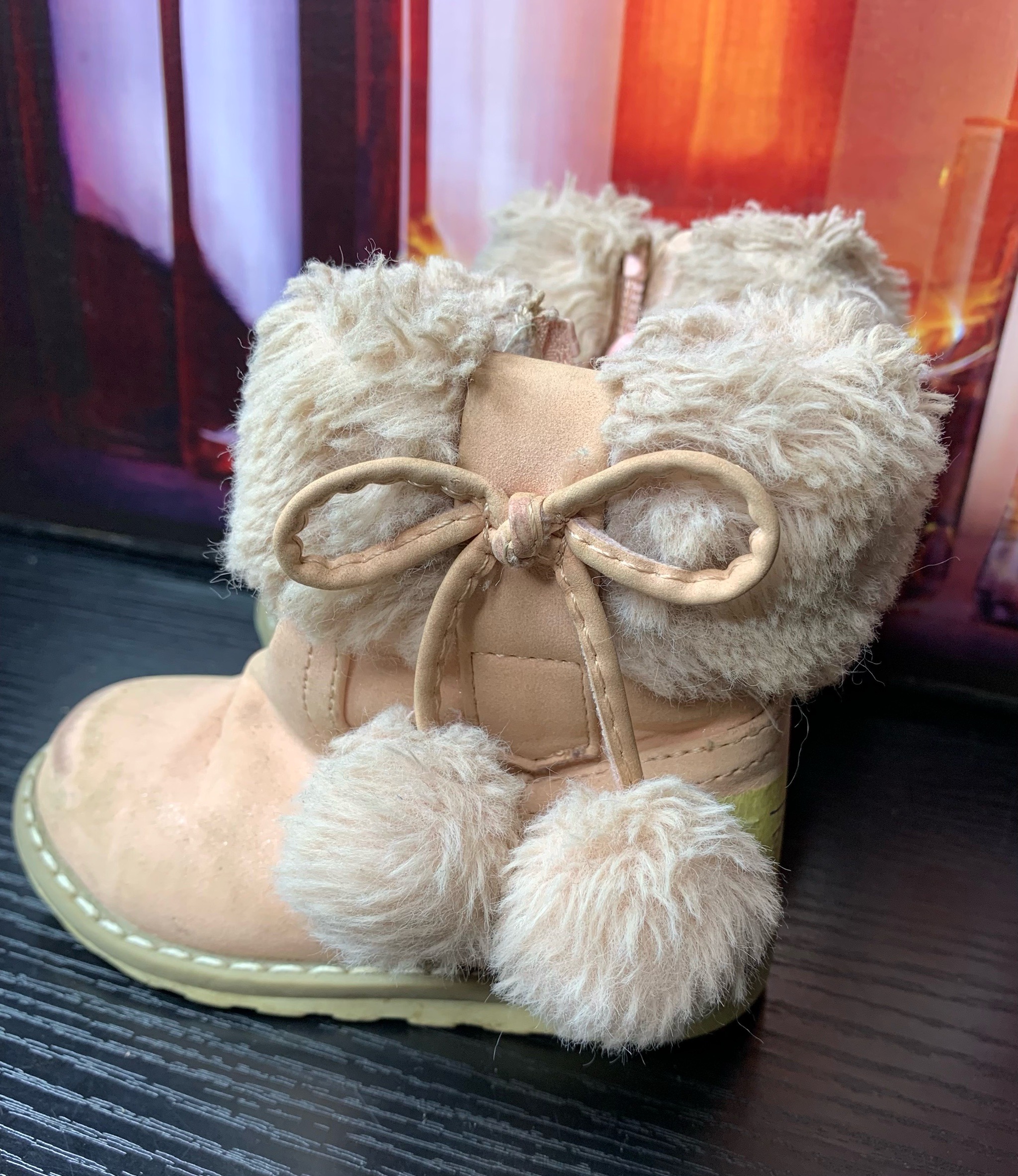 Toddler Girls Furry Boots 1 Toddler Girls Furry Boots