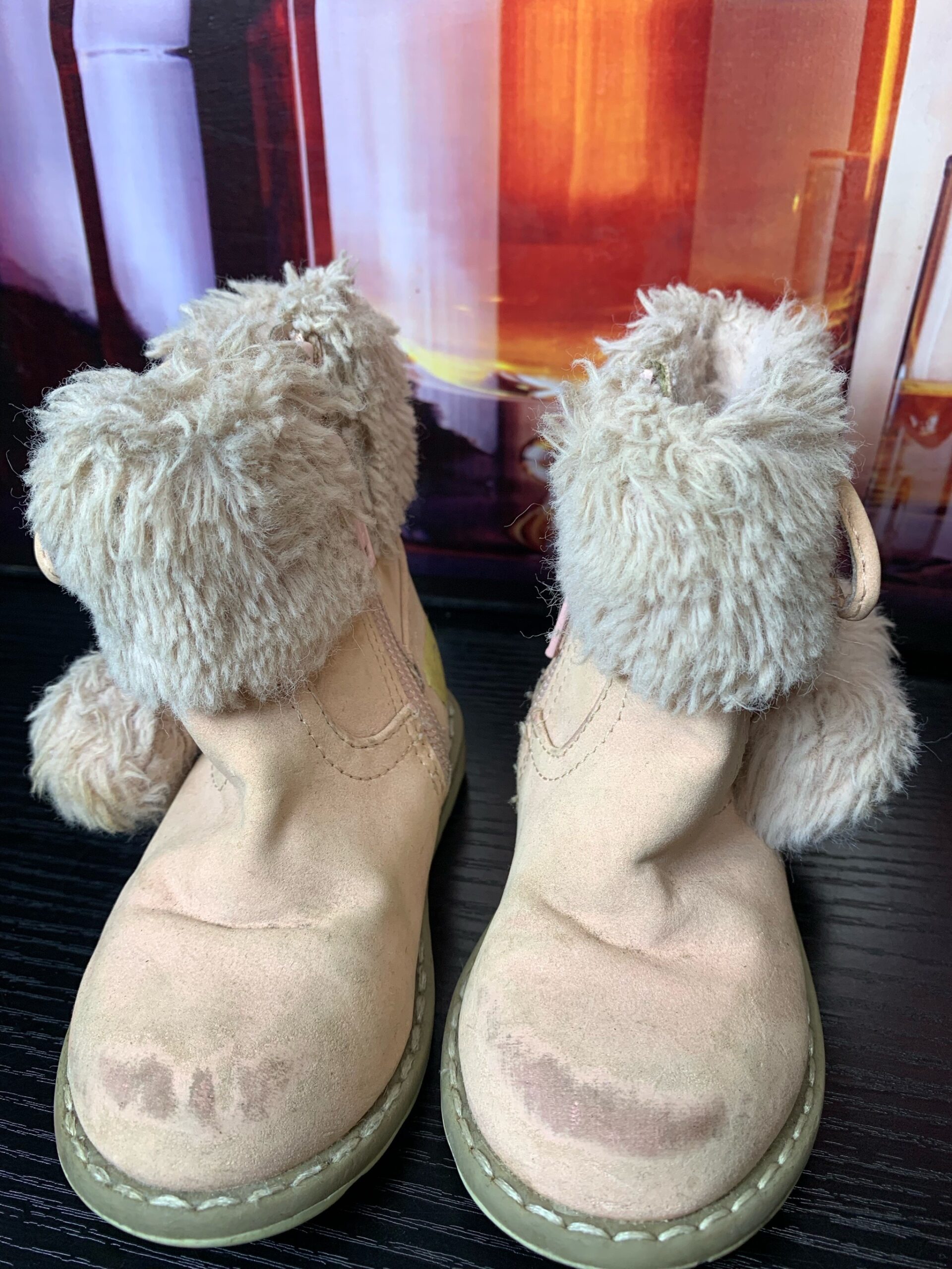 Toddler Girls Furry Boots 2 Toddler Girls Furry Boots - Image 2