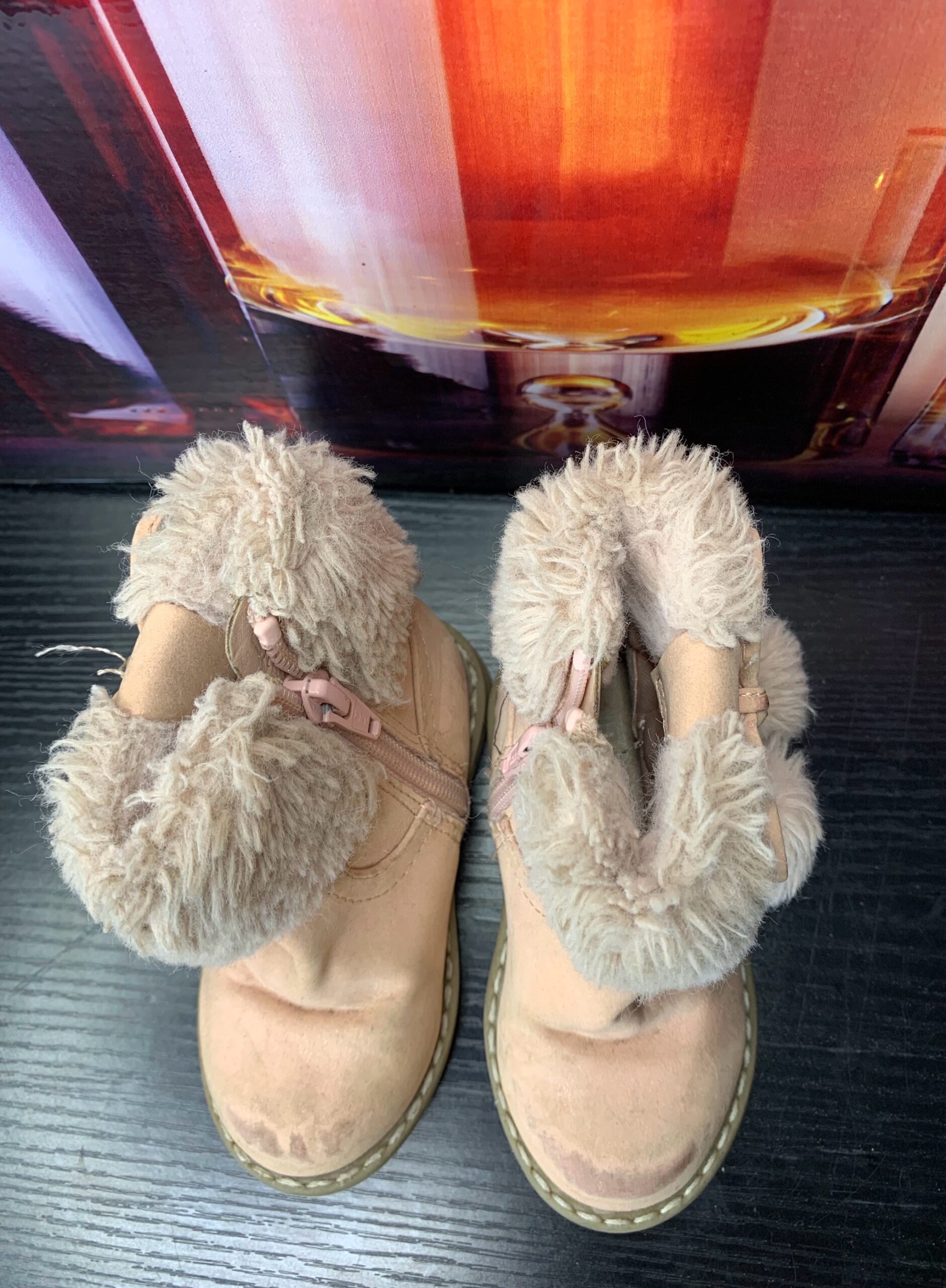 Toddler Girls Furry Boots 3 Toddler Girls Furry Boots - Image 3