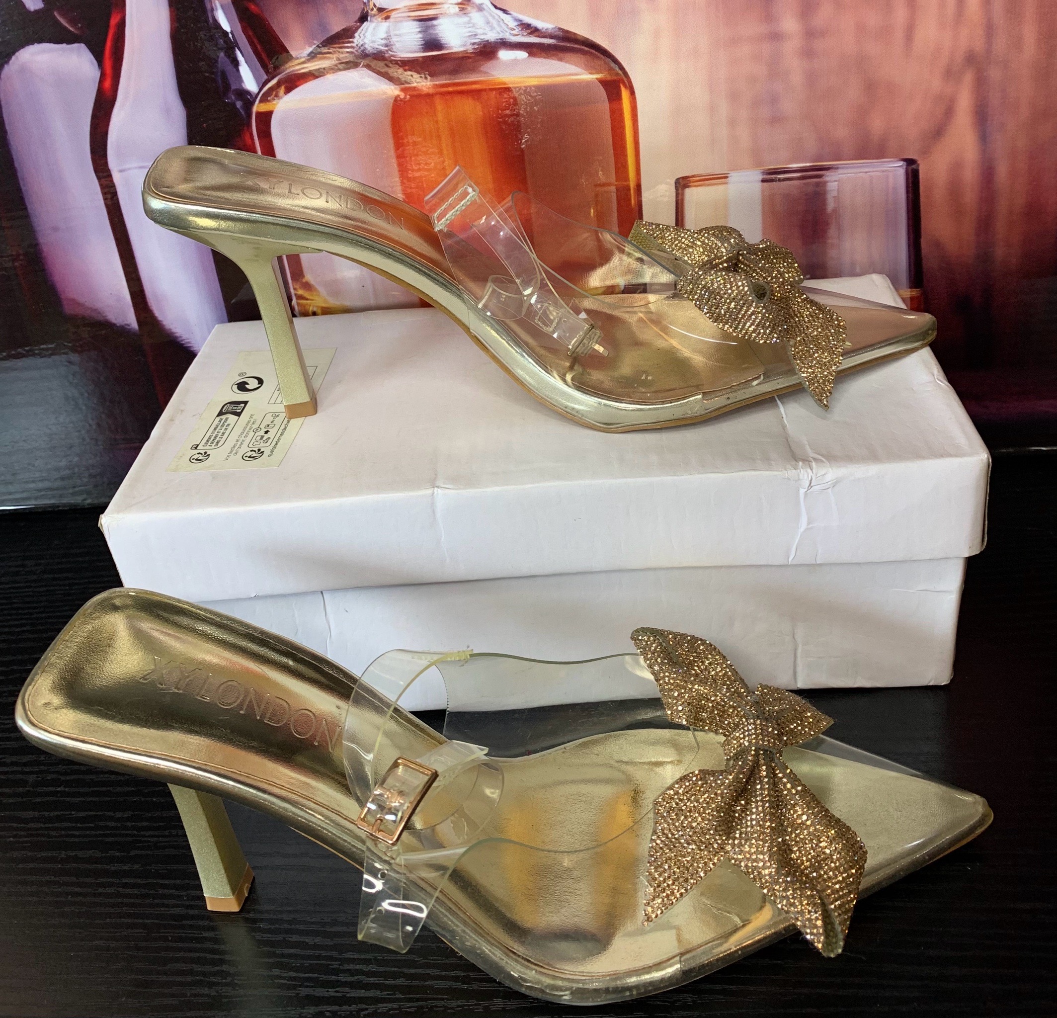 Clear Perspex Slingback Heels 1 Clear Perspex Slingback Heels